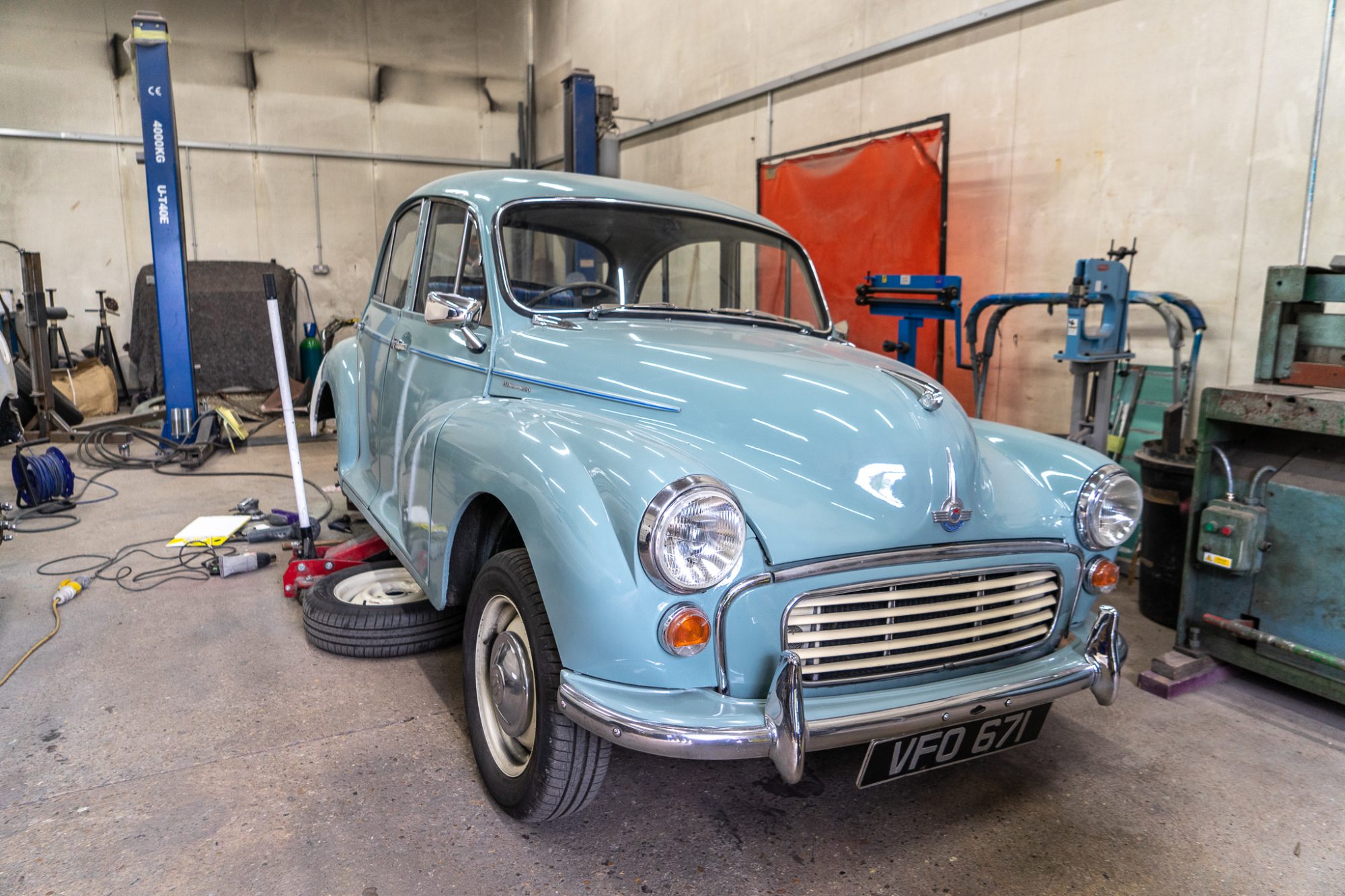 01072021 Blue morris minor repairs 3 1