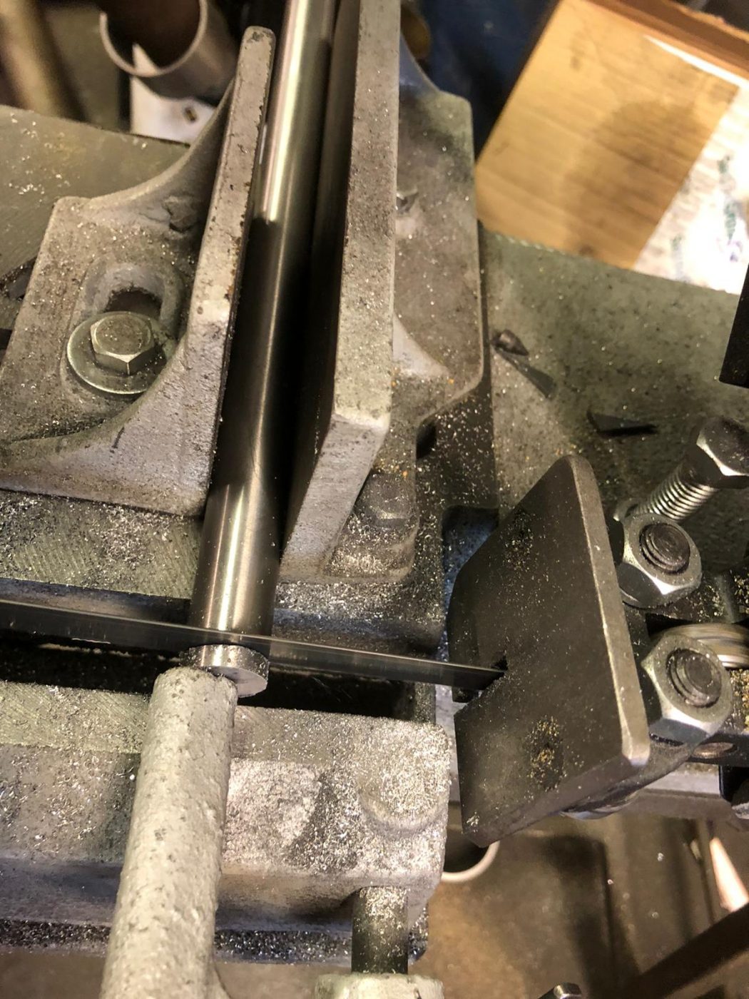 01072021 Jaguar MKVII Making new shims 1 1