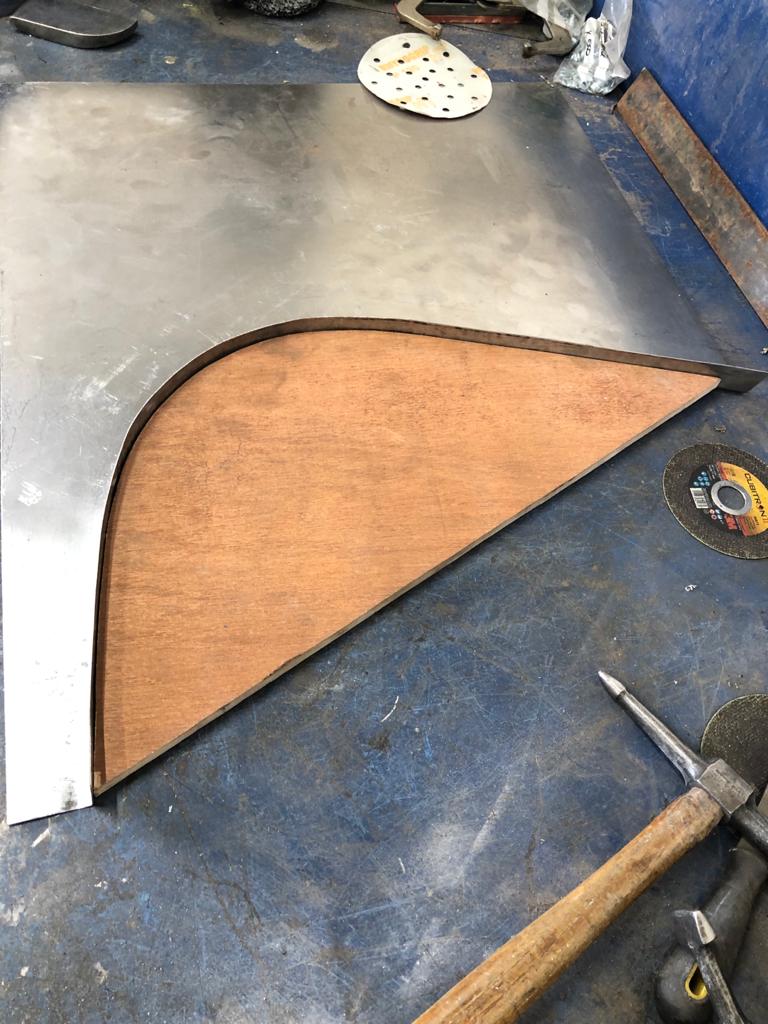 02072021 Yellow Riley dismantle and fabrication of new vent panel 1 1