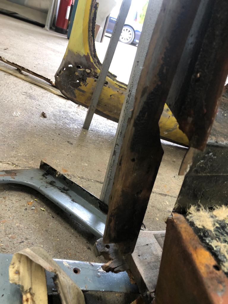 02072021 Yellow Riley dismantle and fabrication of new vent panel 10 1
