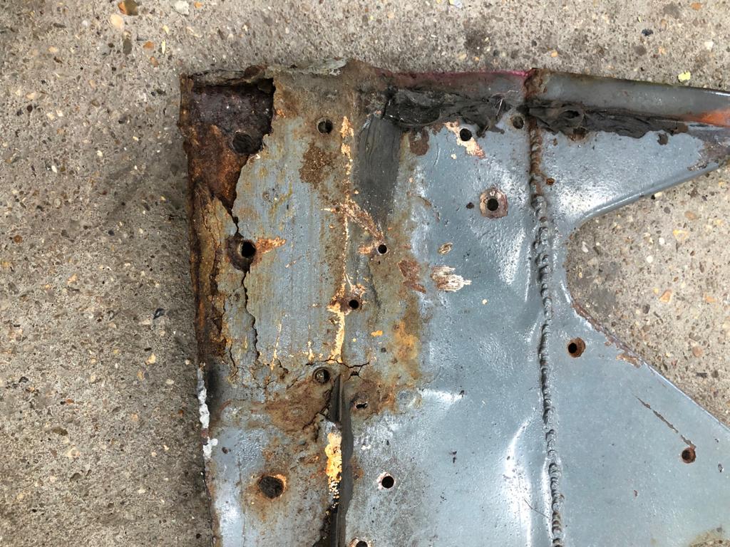 02072021 Yellow Riley dismantle and fabrication of new vent panel 14 1