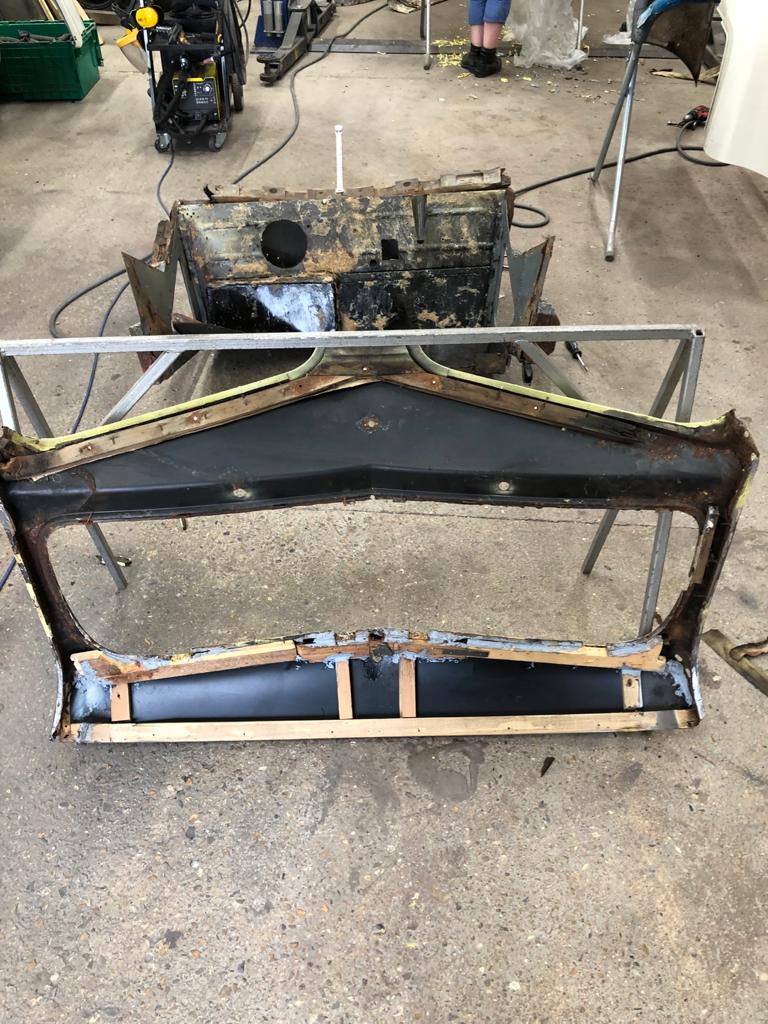 02072021 Yellow Riley dismantle and fabrication of new vent panel 22 1
