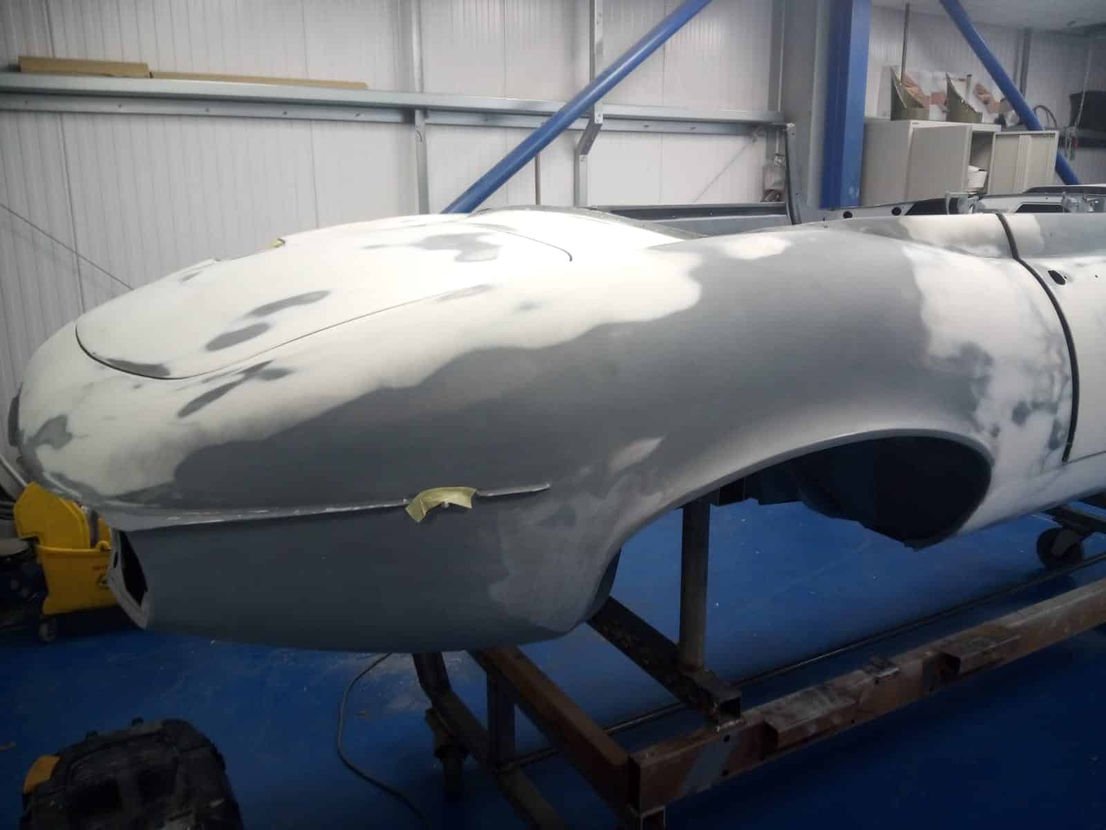 090721 1973 Jaguar E Type Roadster Series 3 Epoxy Primer 1