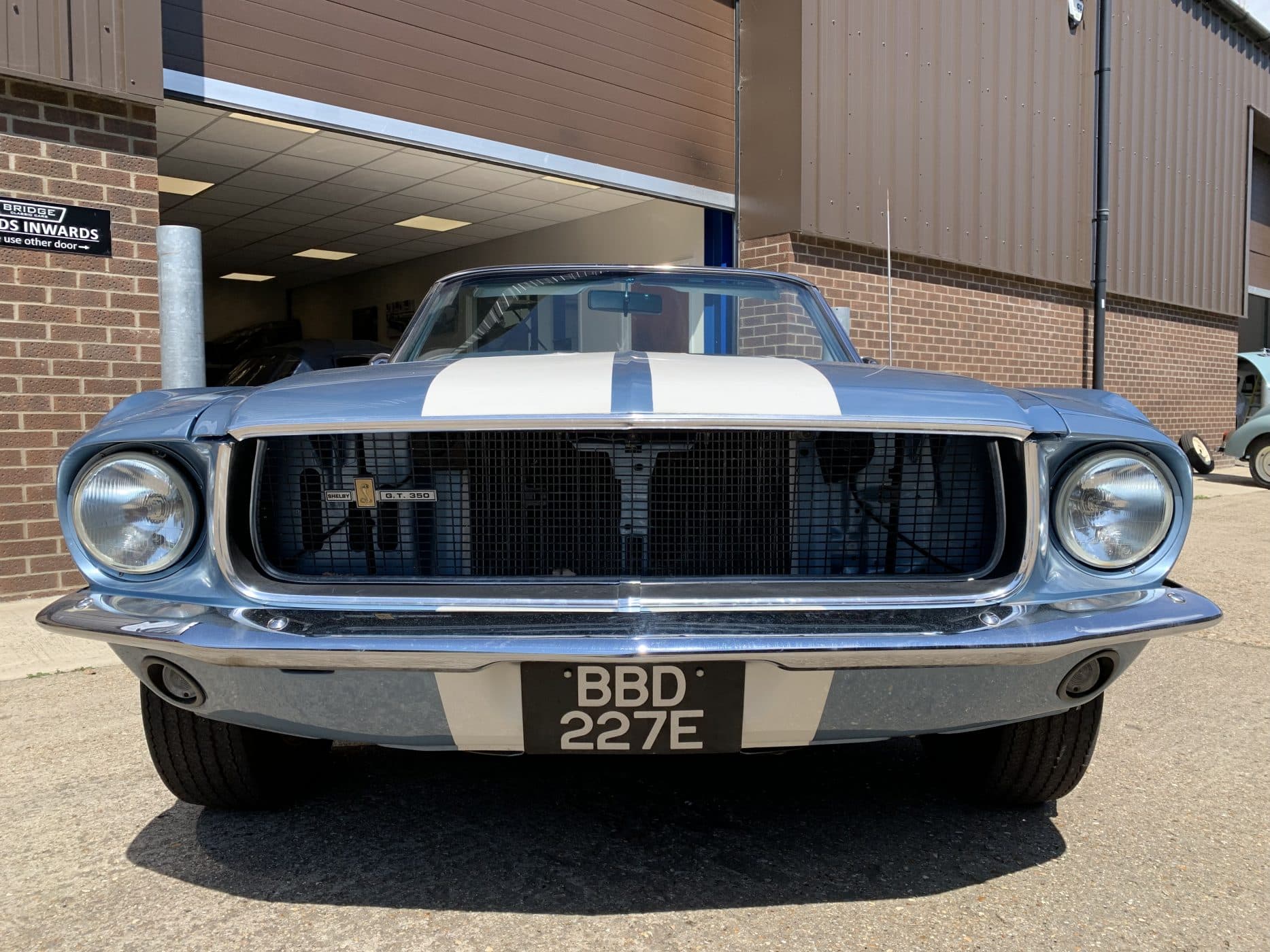 130721 1967 Ford Mustang arriving at our workshops 8 1