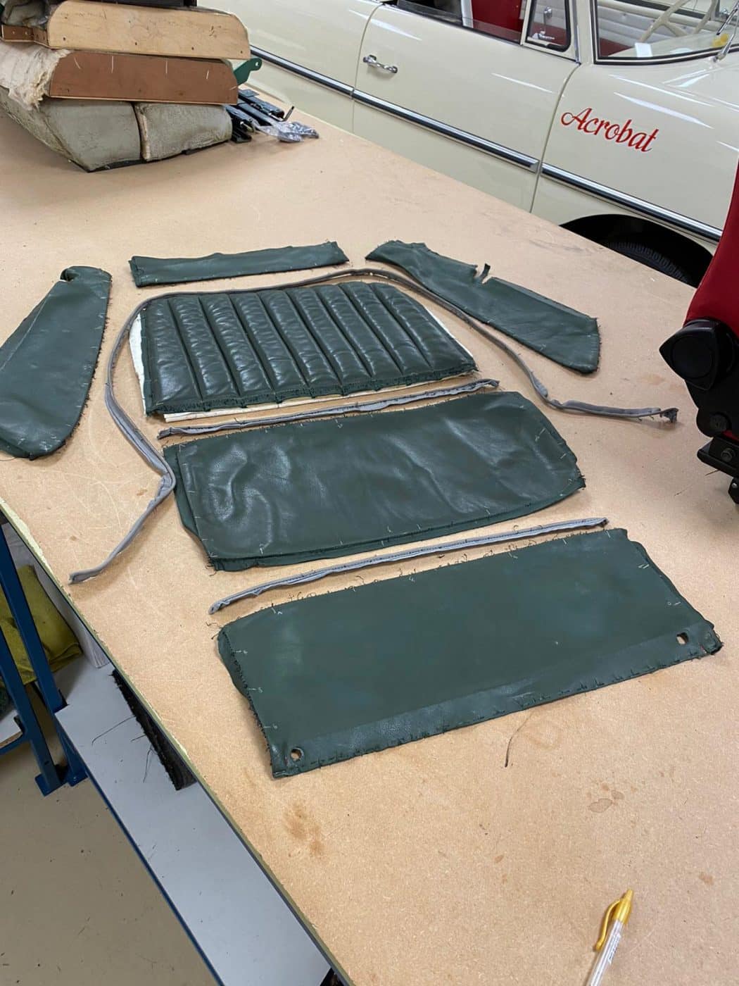 1955 Aston Martin DB2 4 Seat Re trim 74 1
