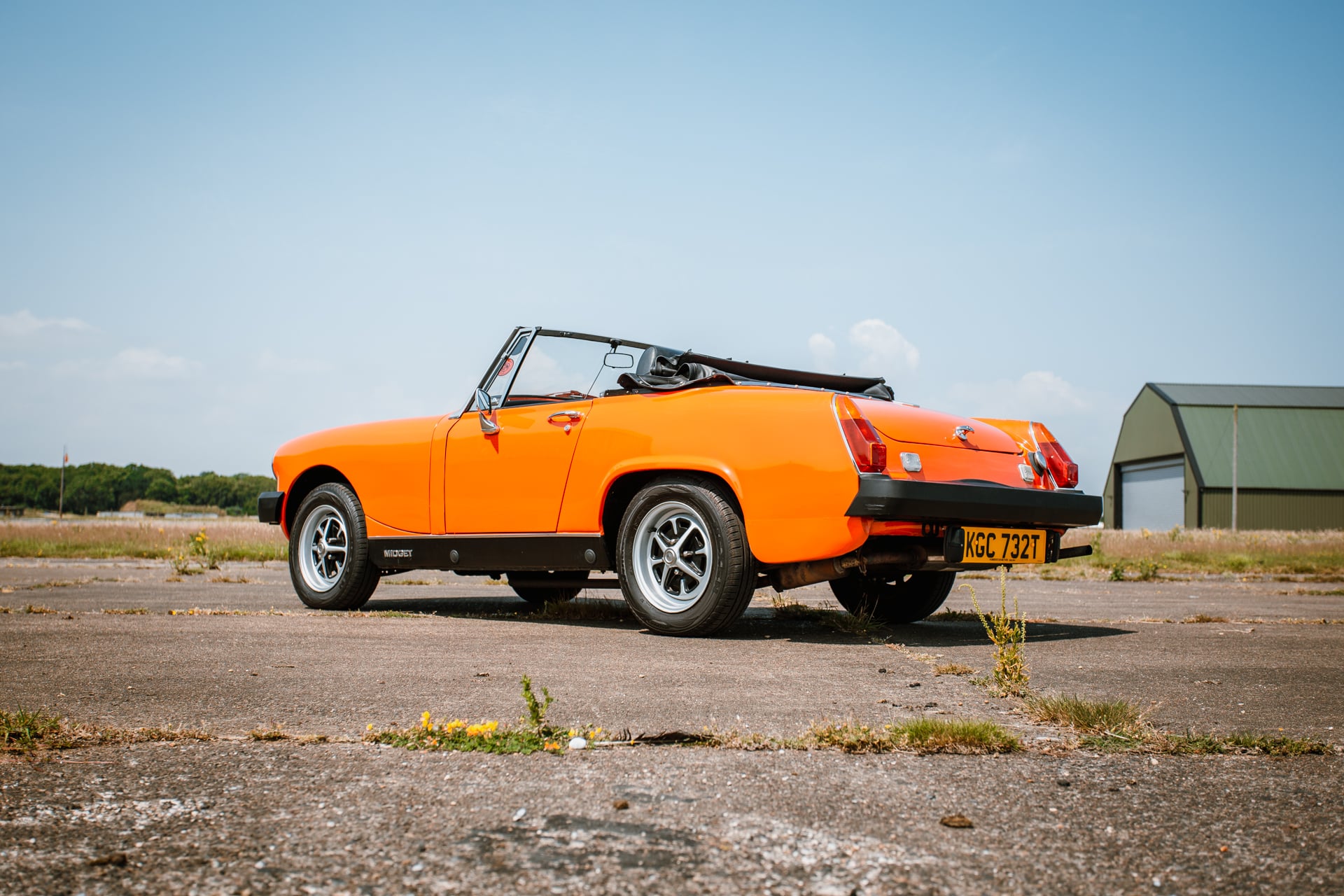 1979 MG Midget Blaze Orange Comp Photos 11 1