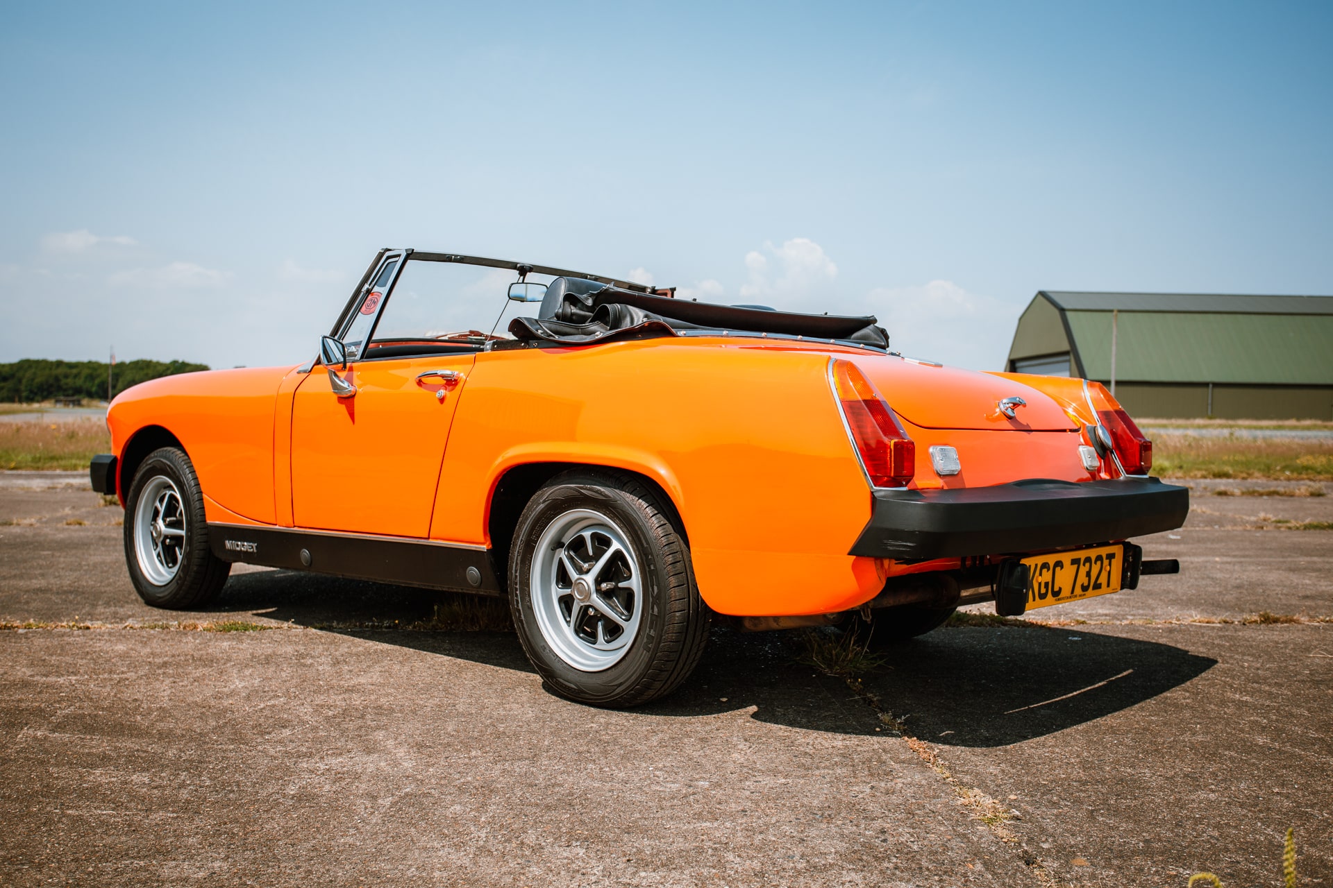 1979 MG Midget Blaze Orange Comp Photos 12 1