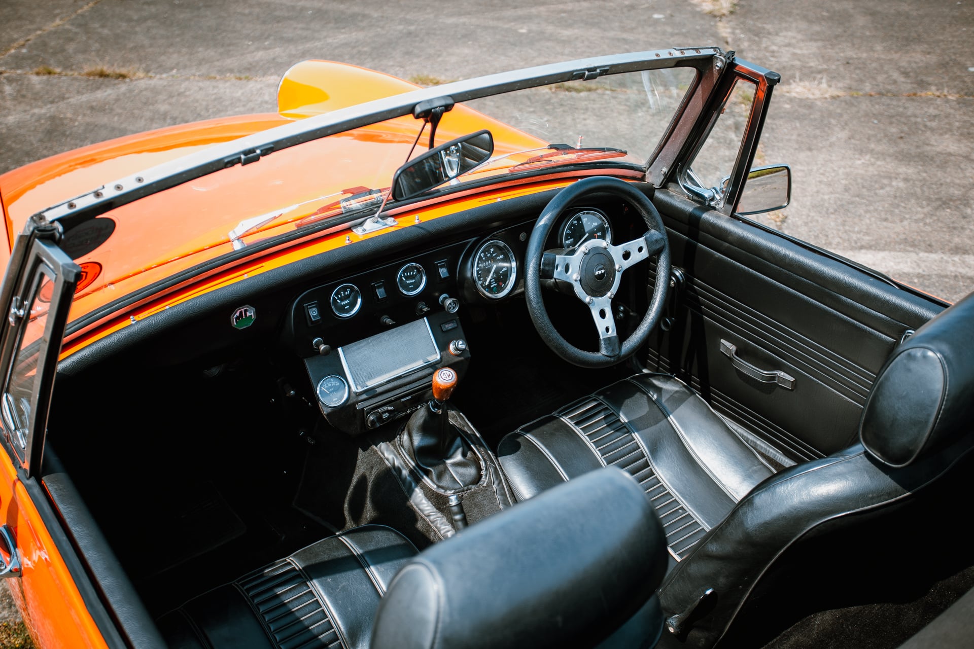 1979 MG Midget Blaze Orange Comp Photos 19 1