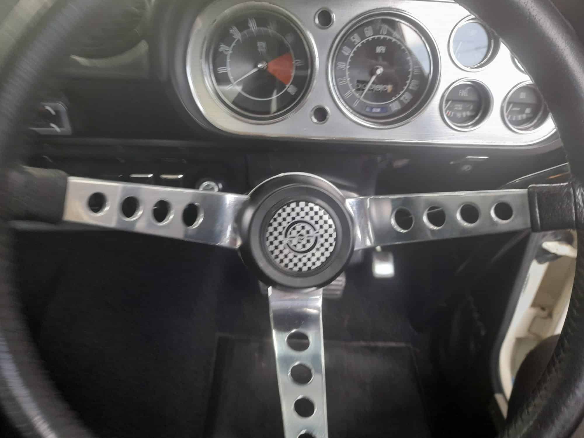 200721 Ford Escort New Old Stock Steering Wheel Centre 2 1