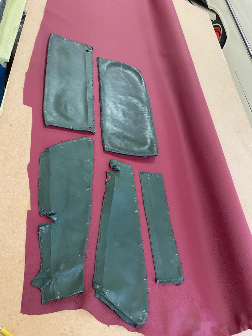 Aston Martin DB2 4 Seat Bases ready to be fitted 1