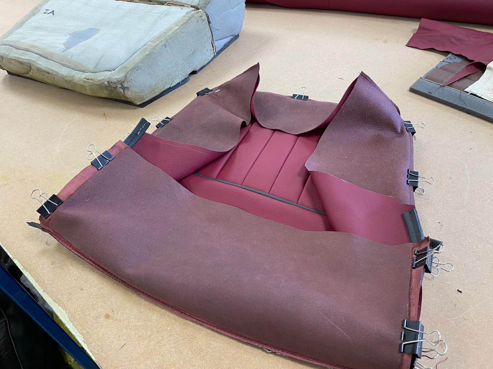 Aston Martin DB2 4 Seat Bases ready to be fitted 11 1