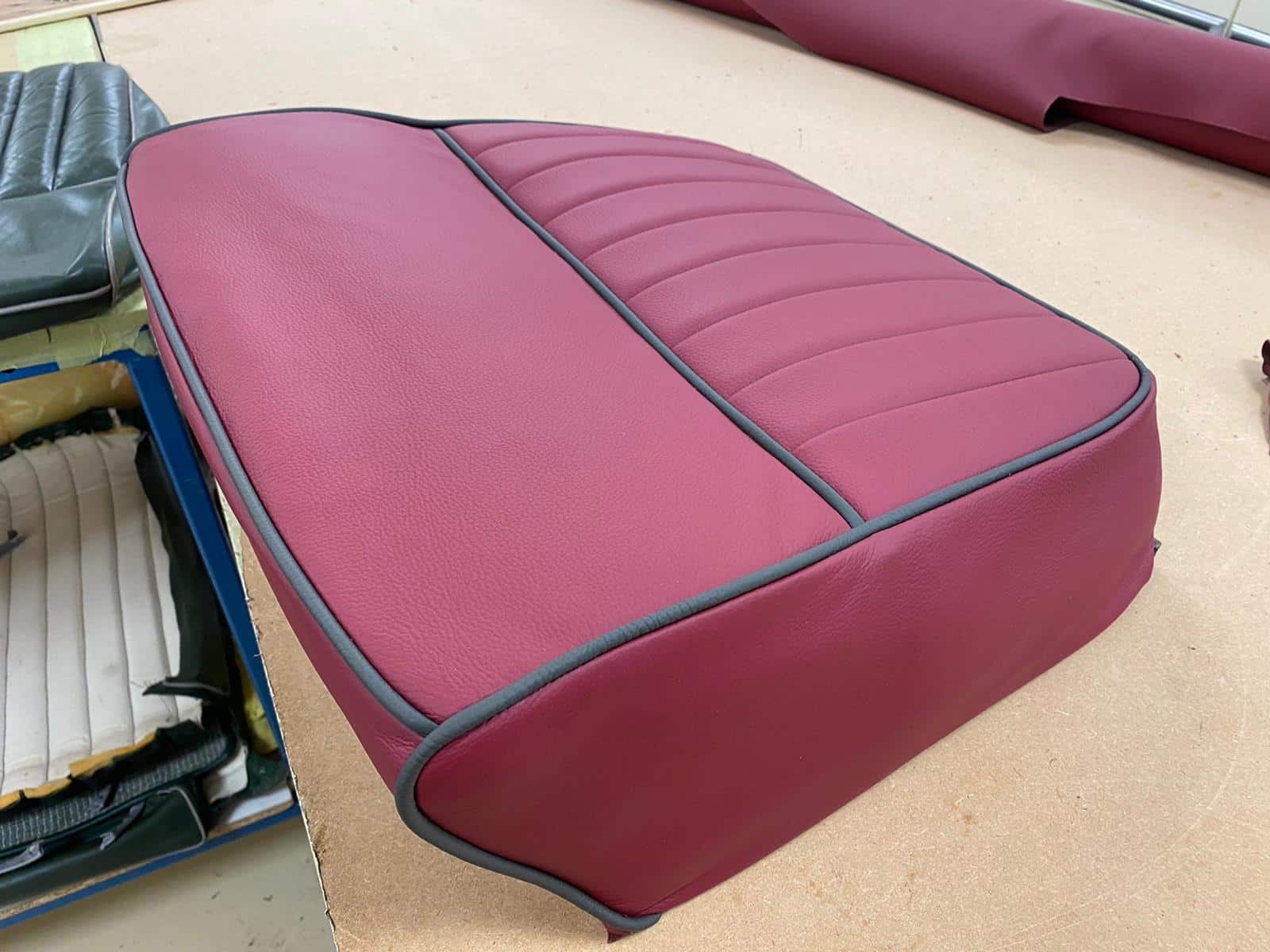 Aston Martin DB2 4 Seat Bases ready to be fitted 14 1