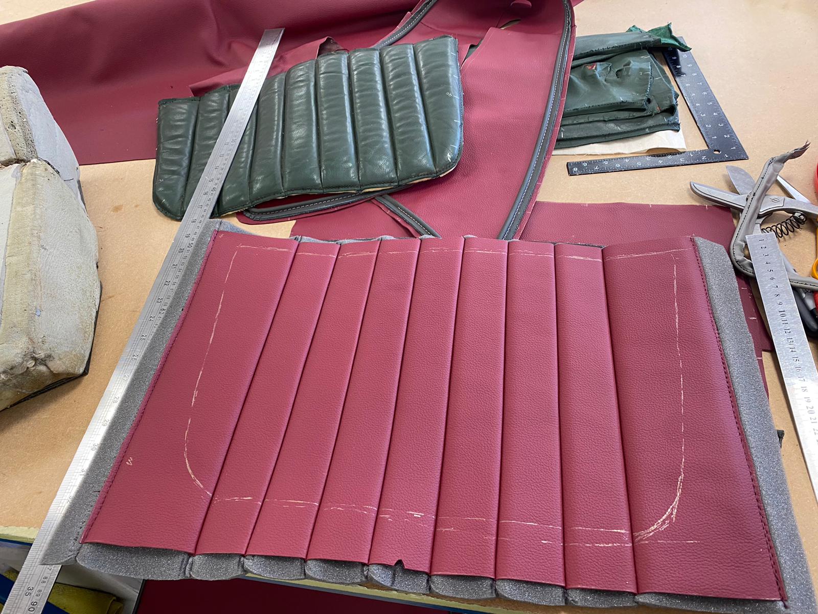 Aston Martin DB2 4 Seat Bases ready to be fitted 6 1