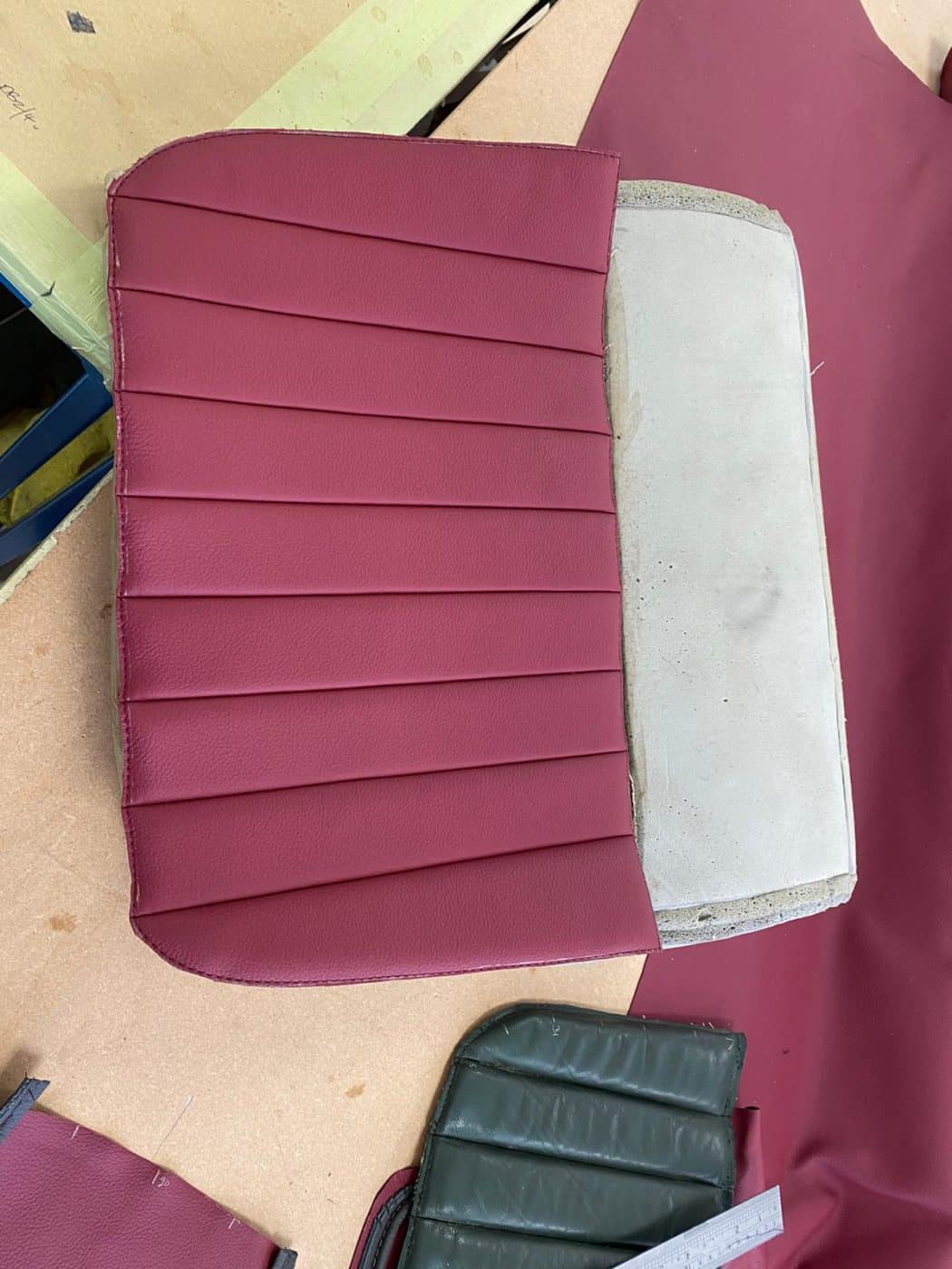 Aston Martin DB2 4 Seat Bases ready to be fitted 8 1