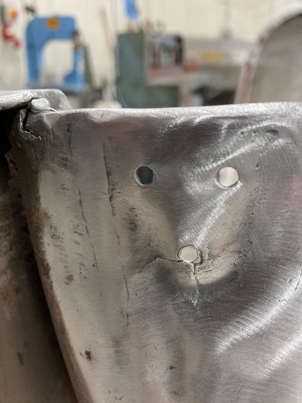 Aston martin DB2 4 fabricating for the bonnet 12 1