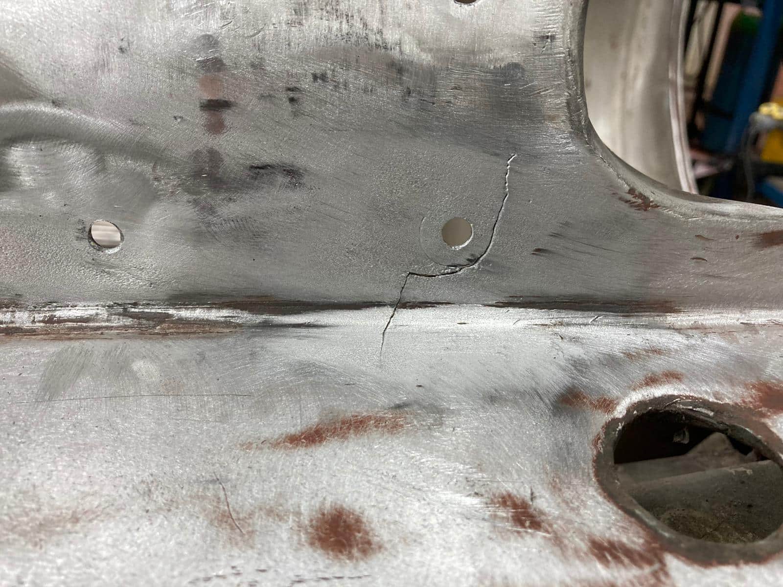Aston martin DB2 4 fabricating for the bonnet 6 1
