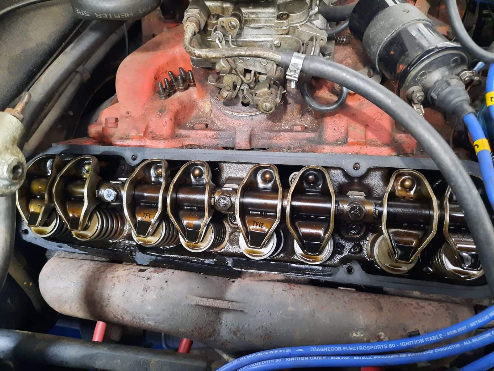 Bristol rocker cover gaskets replaced due to oil leak. 14 1