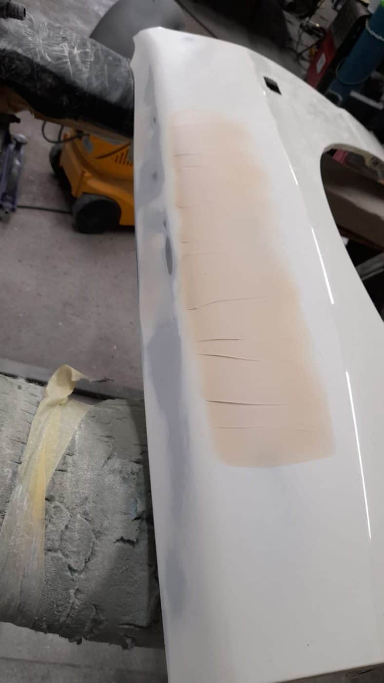 Honda Integra filling sanding and cleaning 22 1