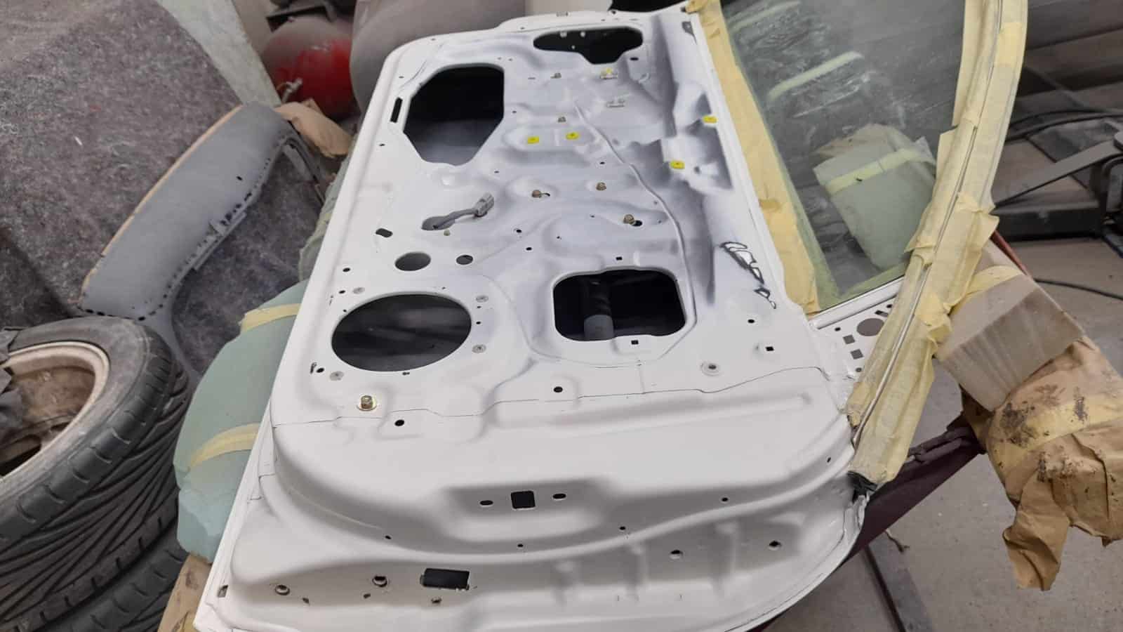 Honda Integra filling sanding and cleaning 8 1