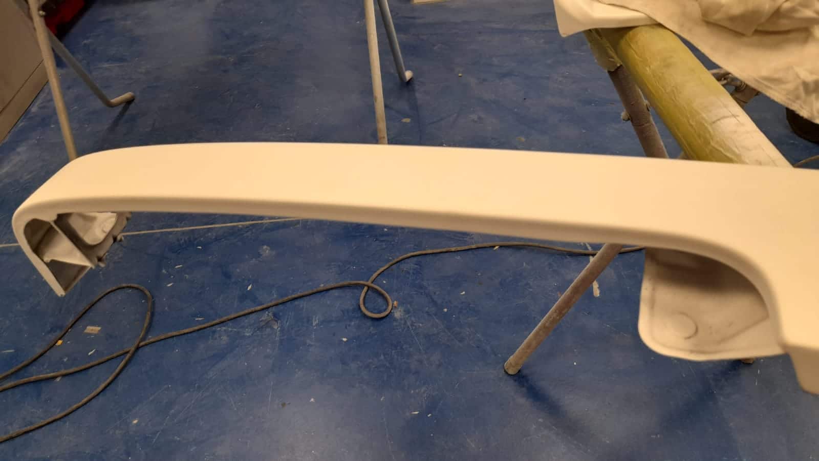 Honda Integra pannels being sanded after priming 7 1