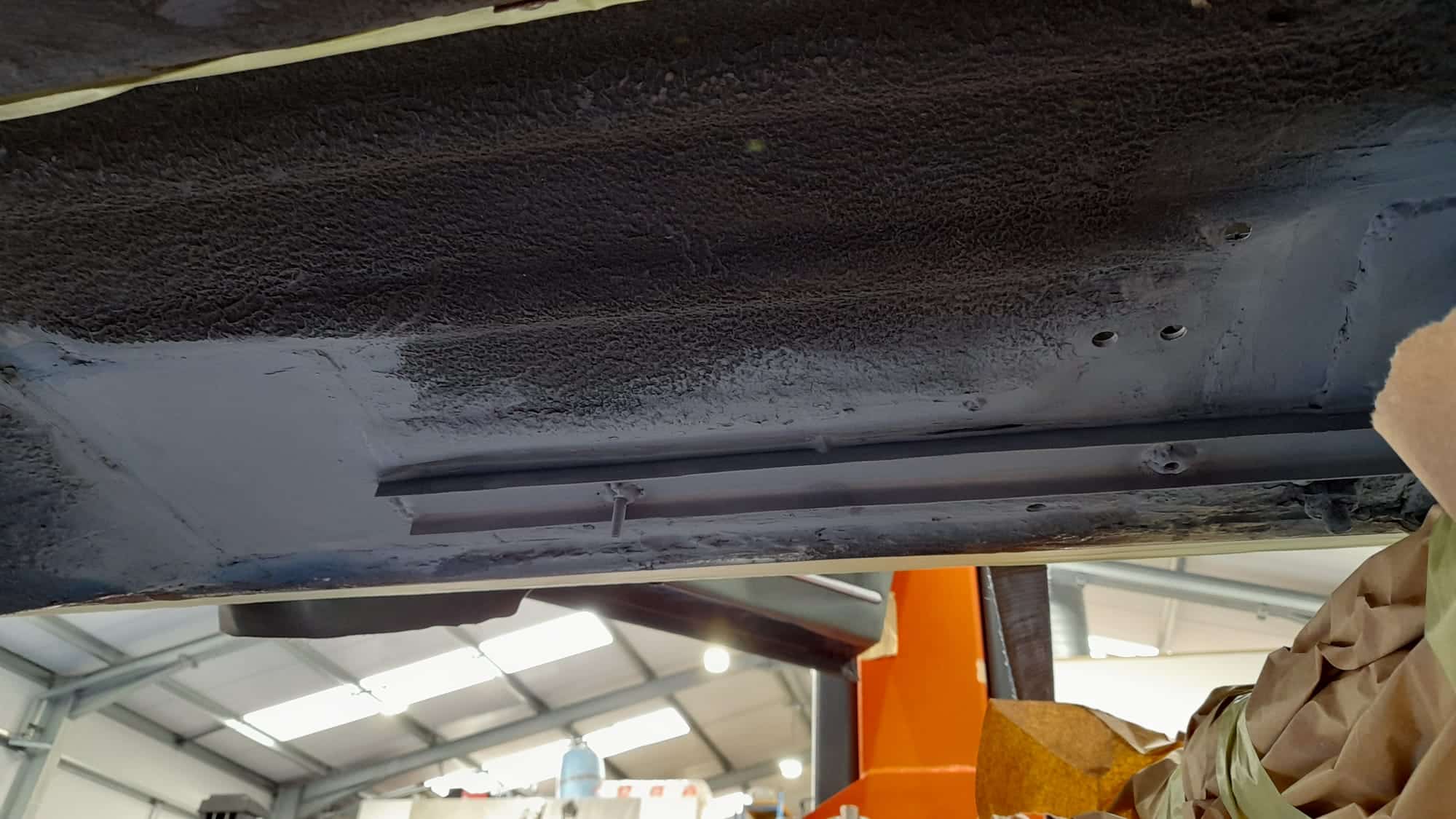 Jaguar E Type 1.5 underseal spray 4 1