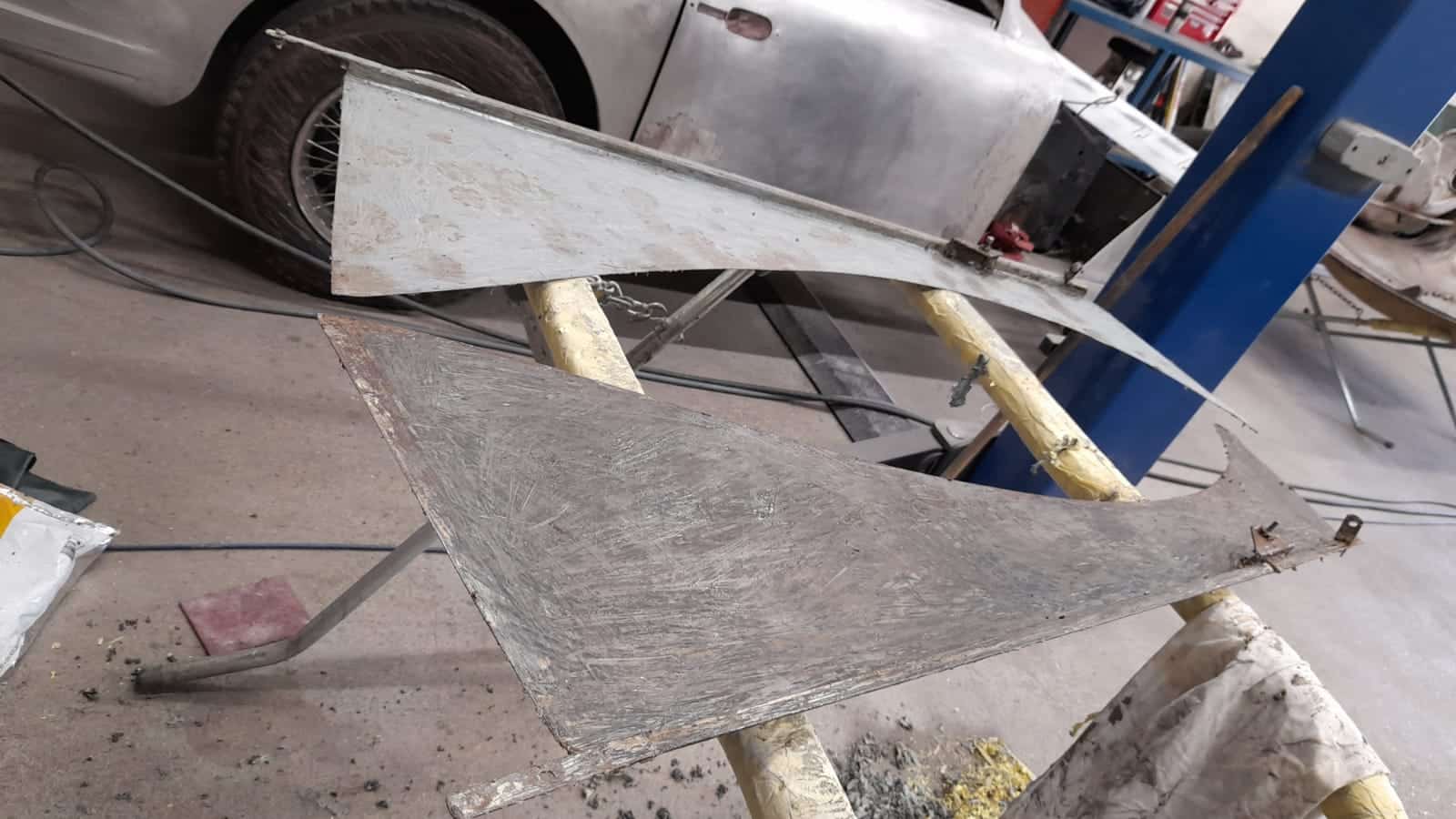 Yellow Riley paint stripping