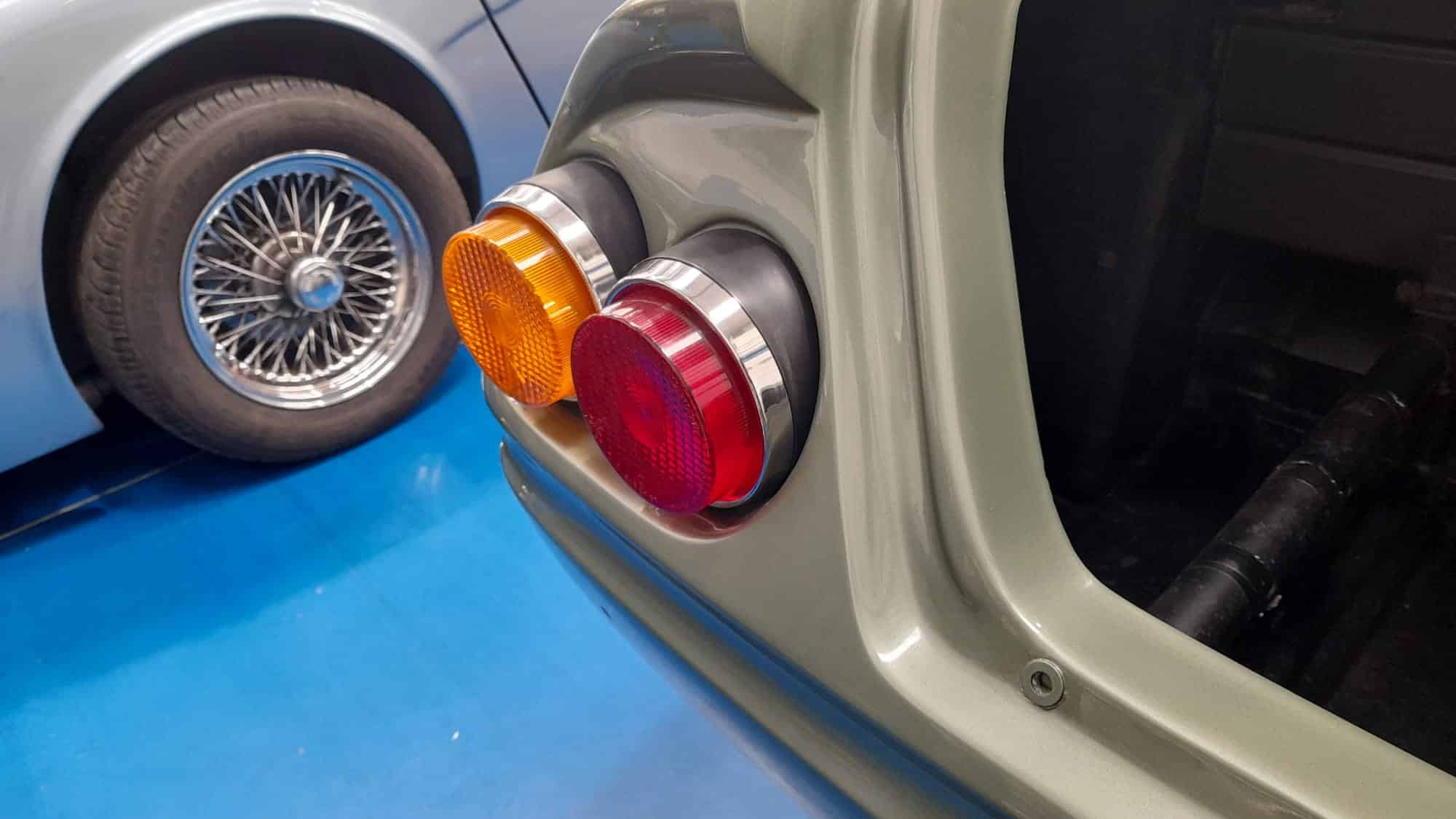 130821 Daytona making new brake lines fit fuel filler neck fit tail lamps and headlamps 11 1