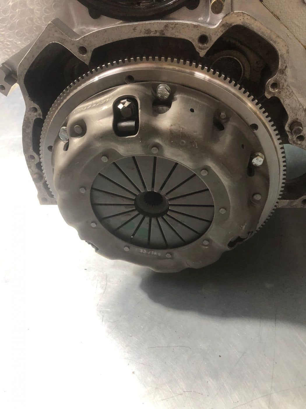 230821 MGB GT V8 new clutch fitted 1