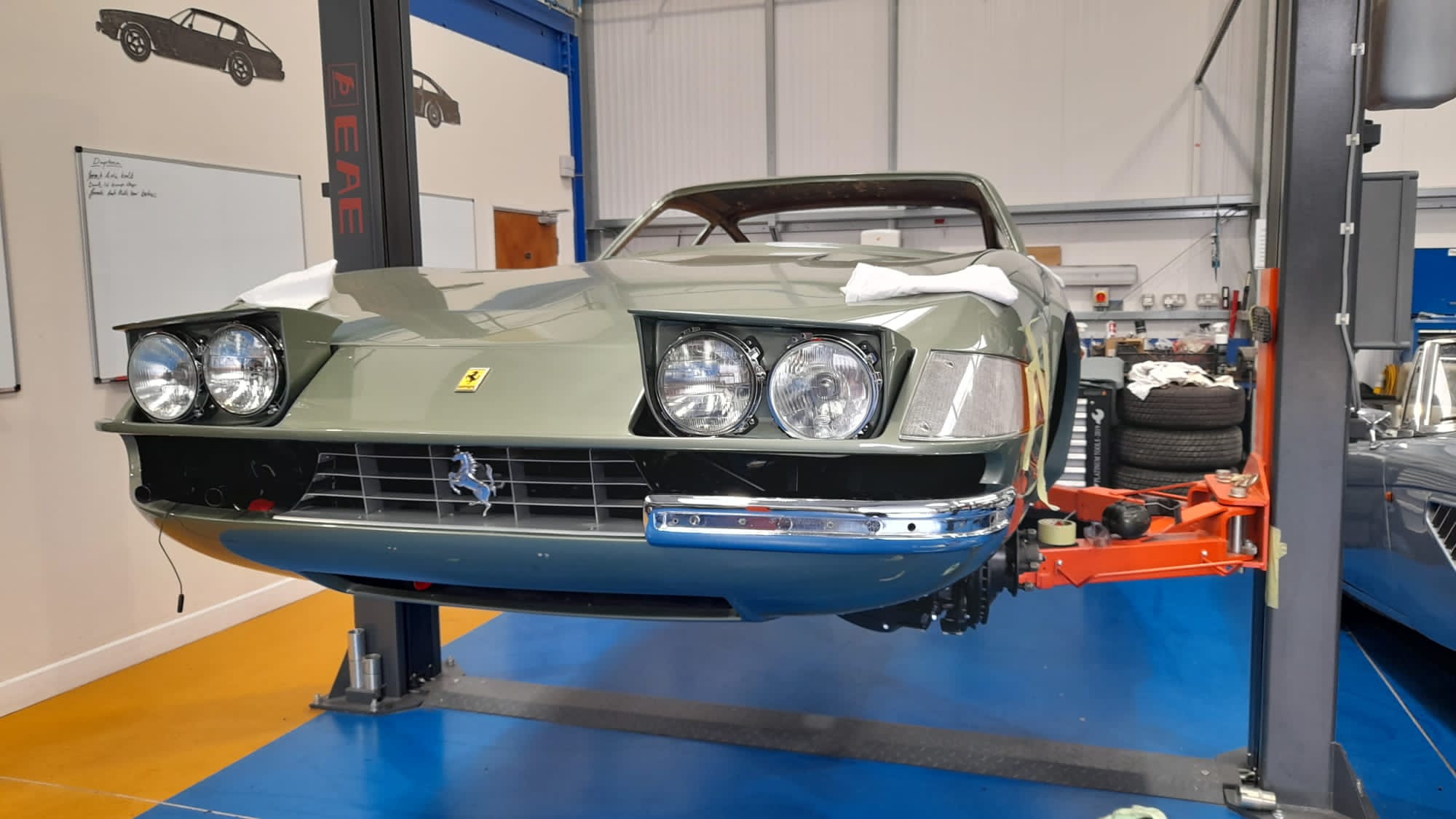 Arrow Ferrari Daytona Headlamp Grill Wiring and Modifying 1 1