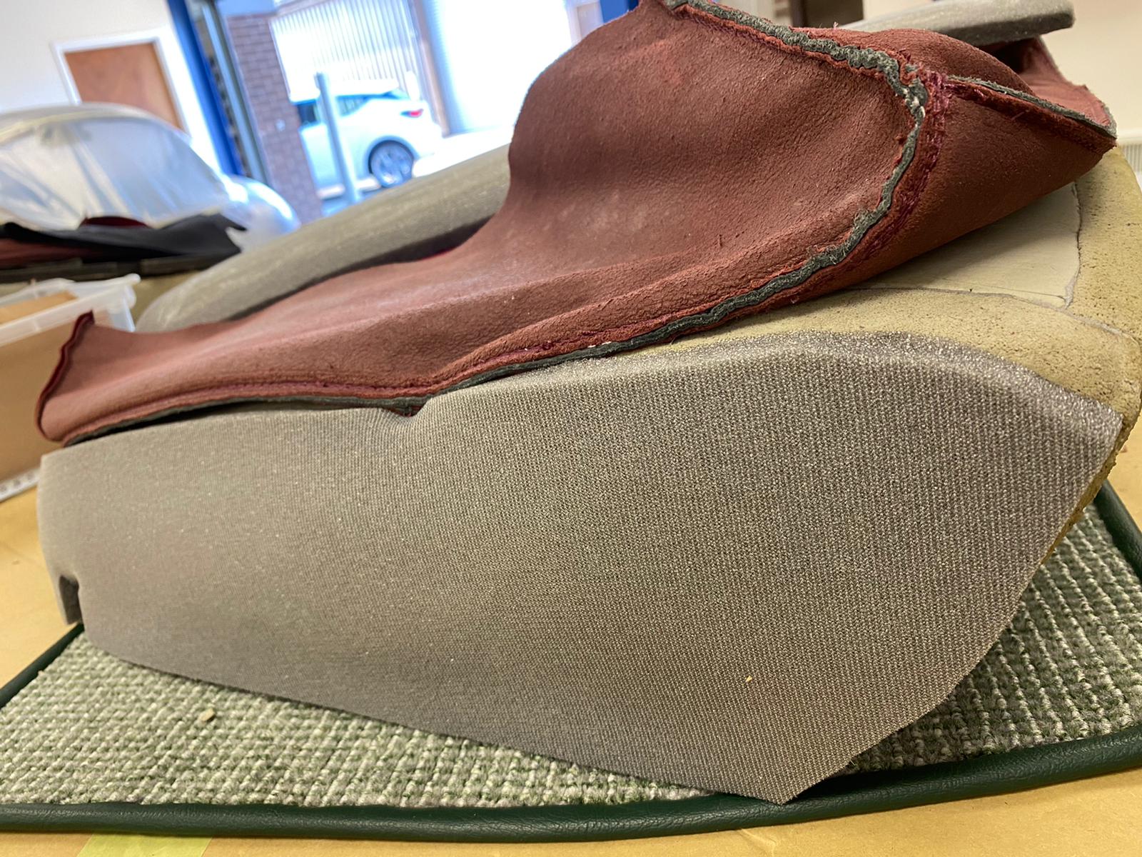 Aston Martin DB2 4 base seat fitting beginning 22 1