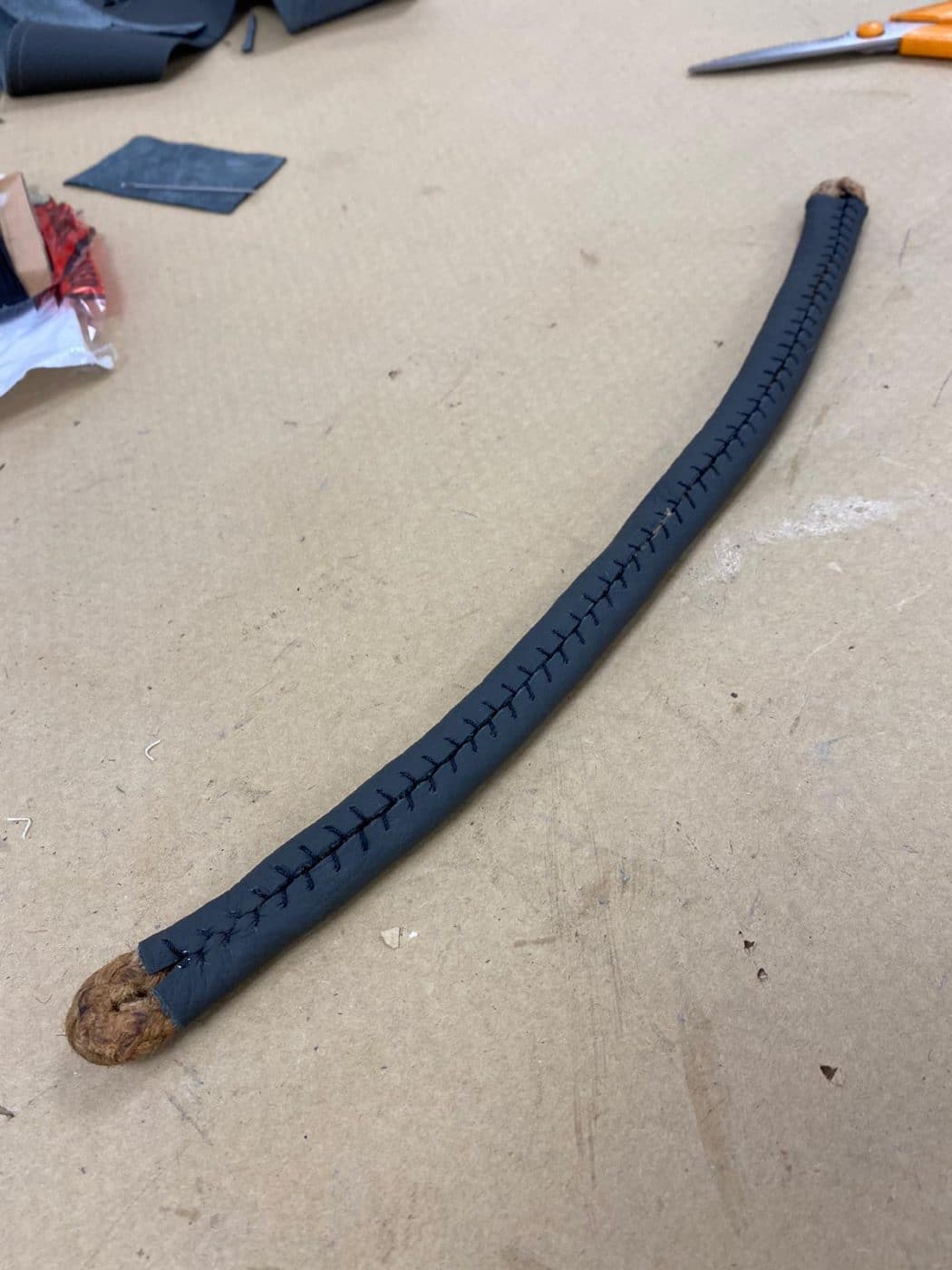 Aston Martin DB2 4 door handle straps sewing 5 1