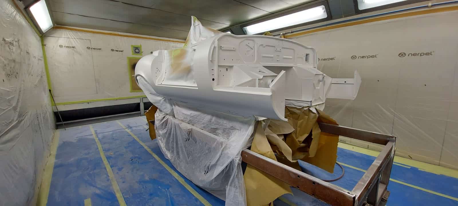 Jaguar E Type Roadster Primed again 12 1