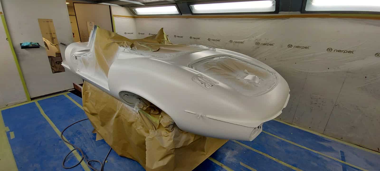Jaguar E Type Roadster Primed again 13 1