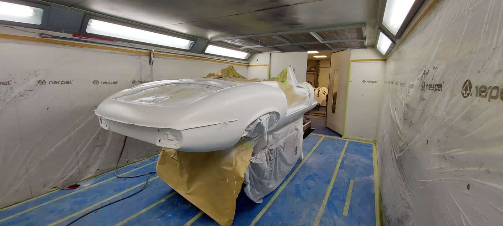 Jaguar E Type Roadster Primed again 15 1
