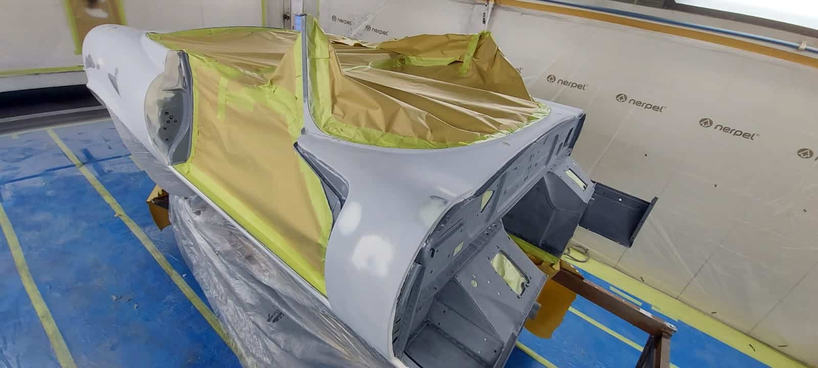 Jaguar E Type Roadster Primed again 7 1