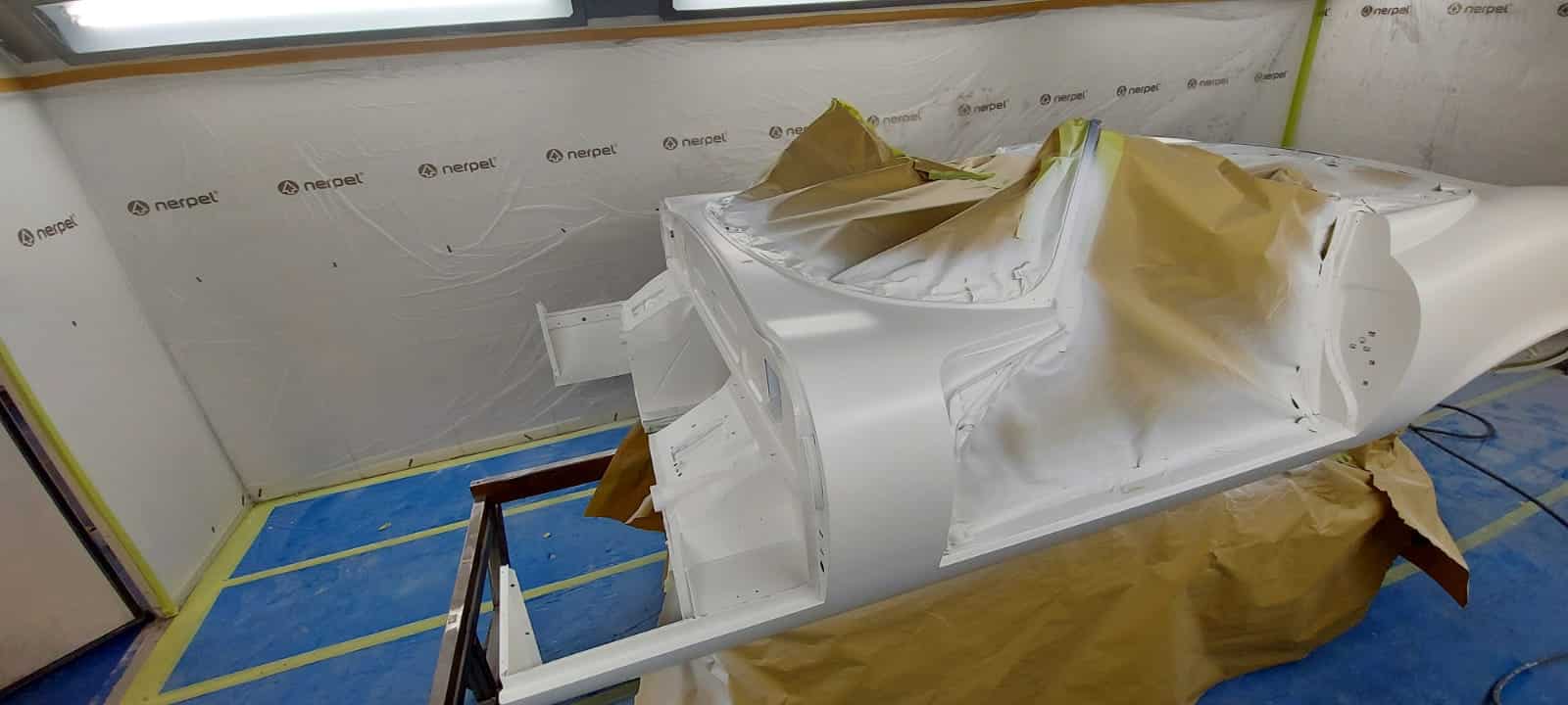 Jaguar E Type Roadster Primed again 9 1