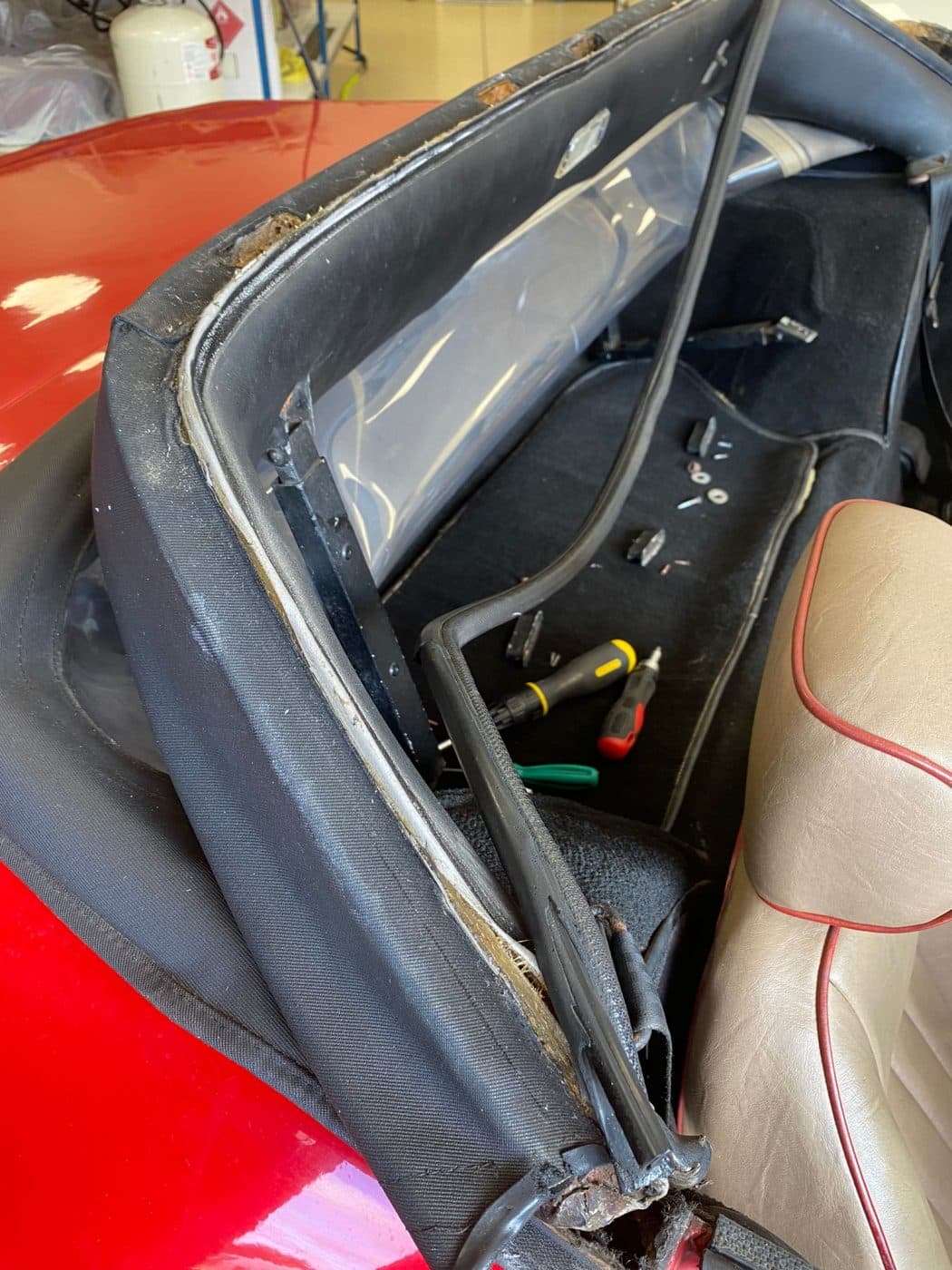 TVR S2 Hood Screen Replacement 39 1