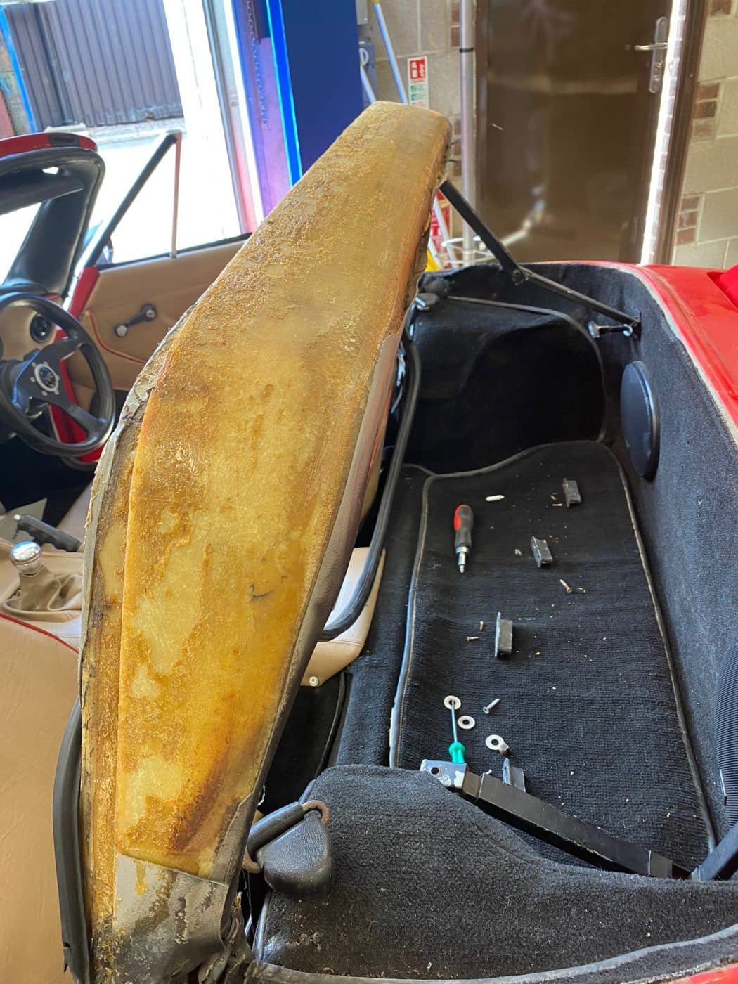 TVR S2 Hood Screen Replacement 41 1
