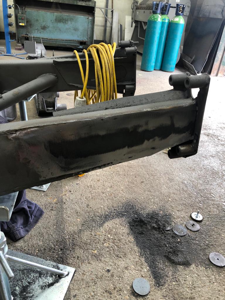 030921 Riler RMD front subframe and chassis repairs 23 1