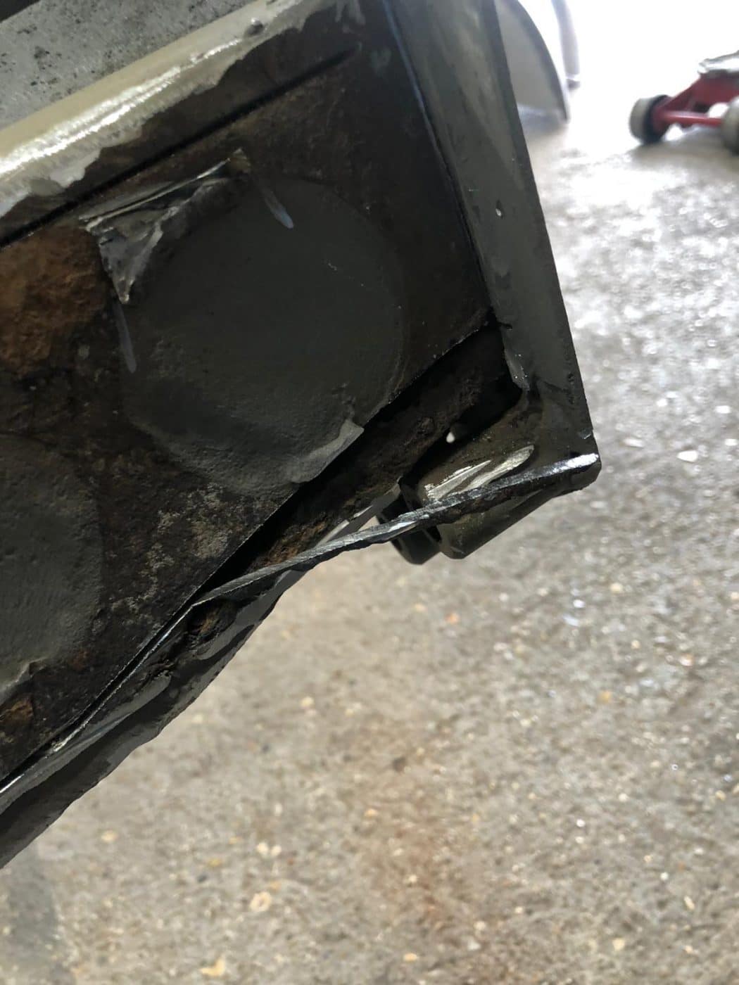 030921 Riler RMD front subframe and chassis repairs 3 1