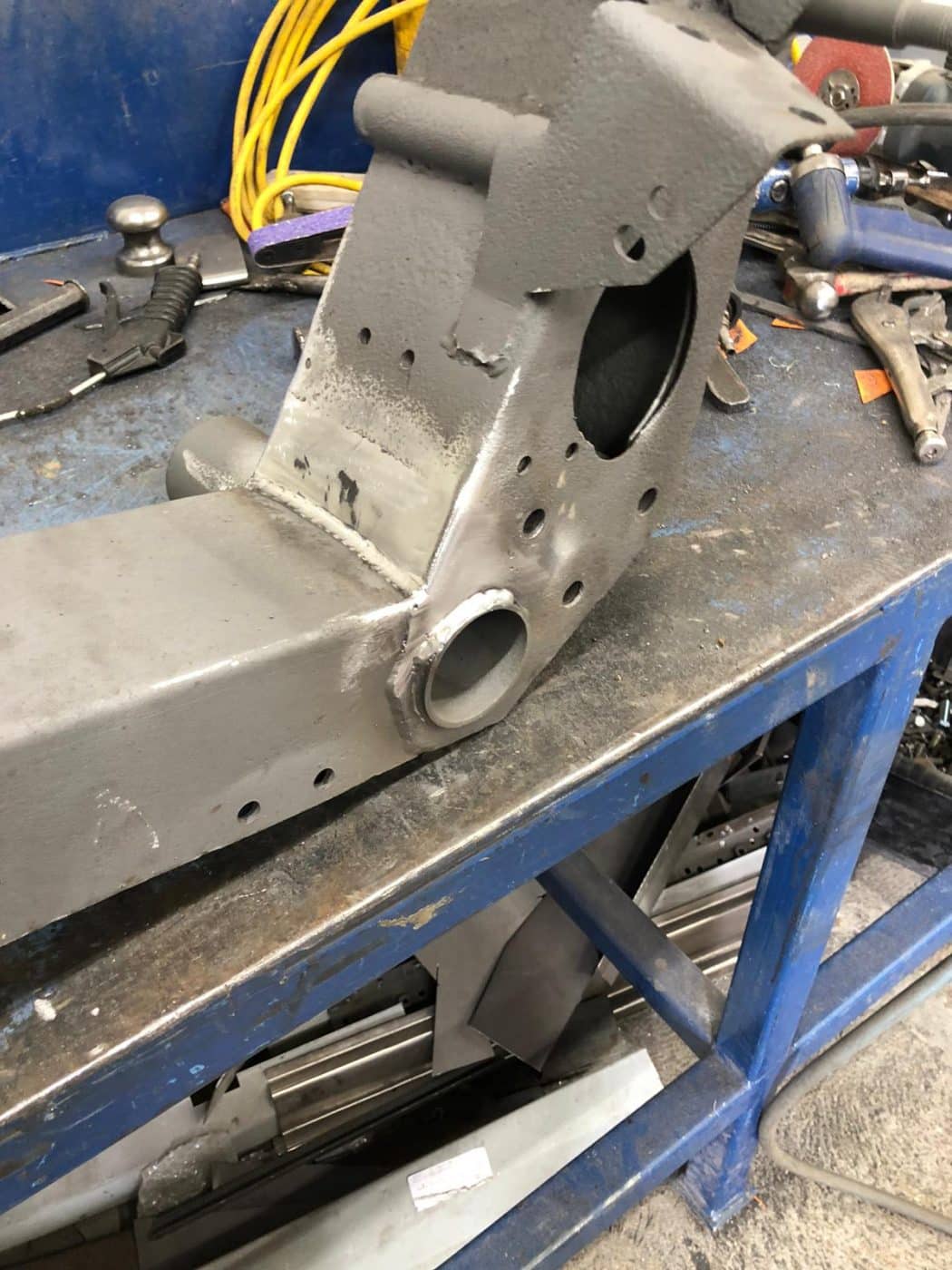 030921 Riler RMD front subframe and chassis repairs 41 1