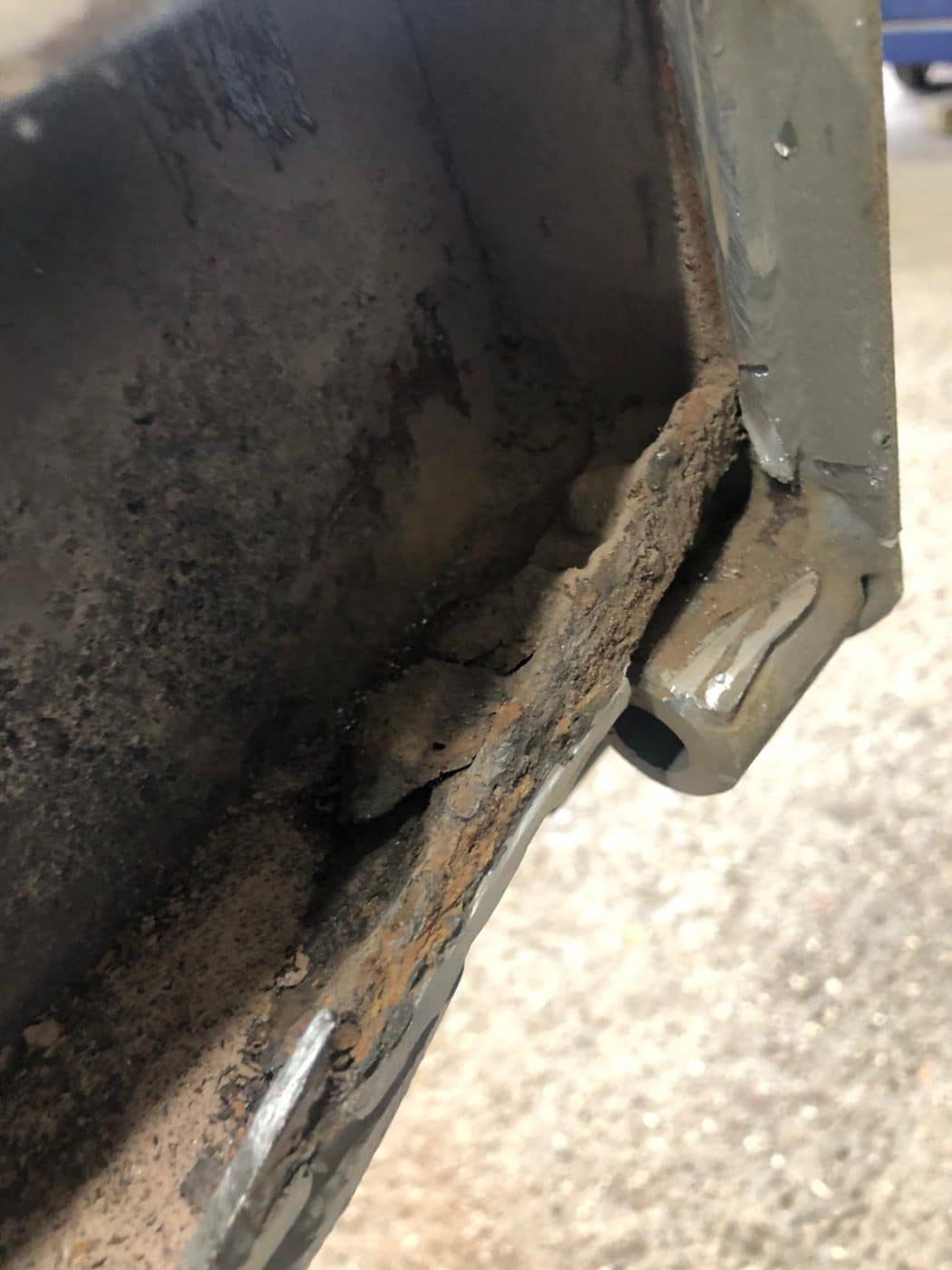 030921 Riler RMD front subframe and chassis repairs 6 1