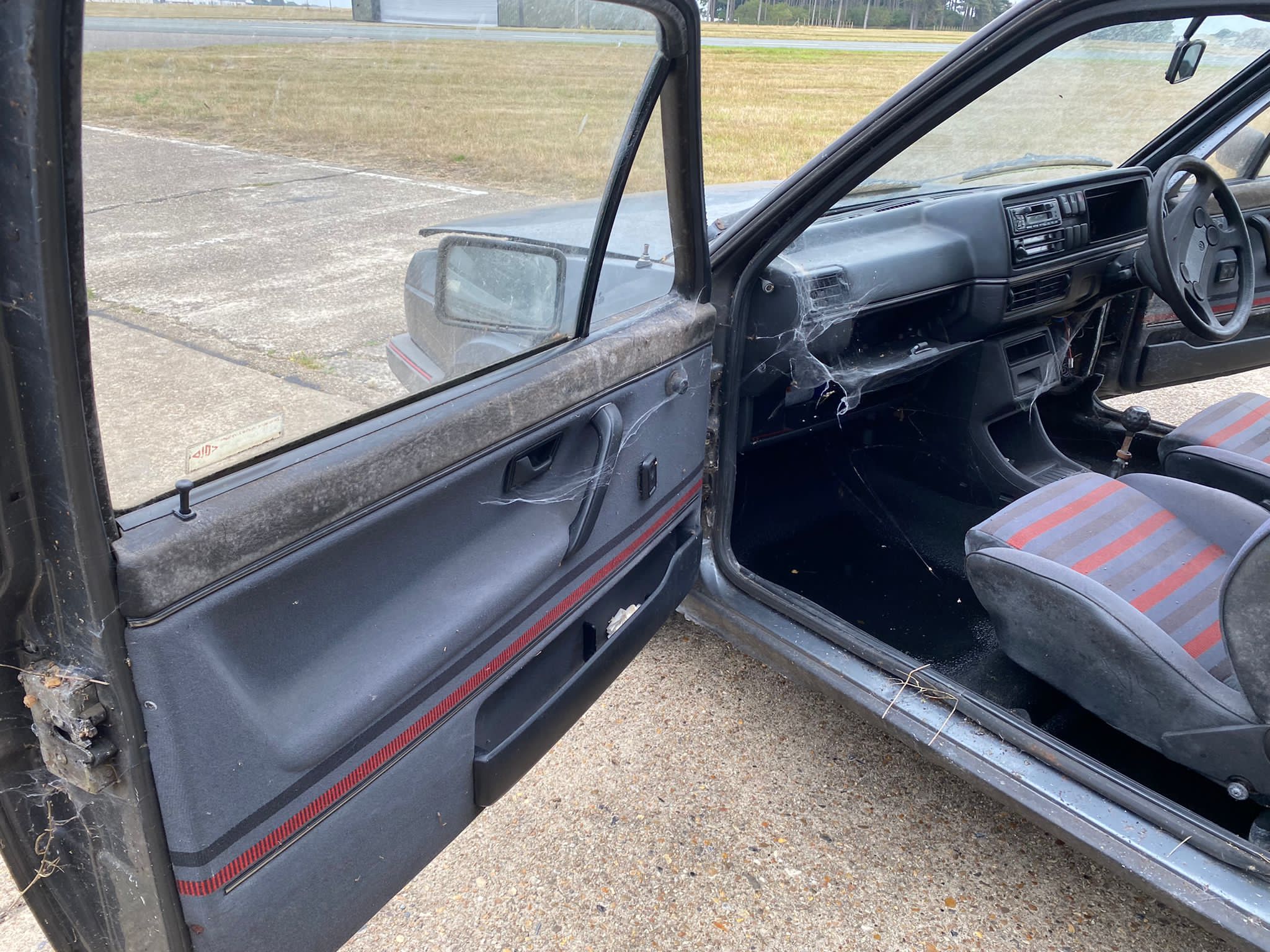 040921 1983 Volkswagen Golf GTI Interior Strip Out 15 1