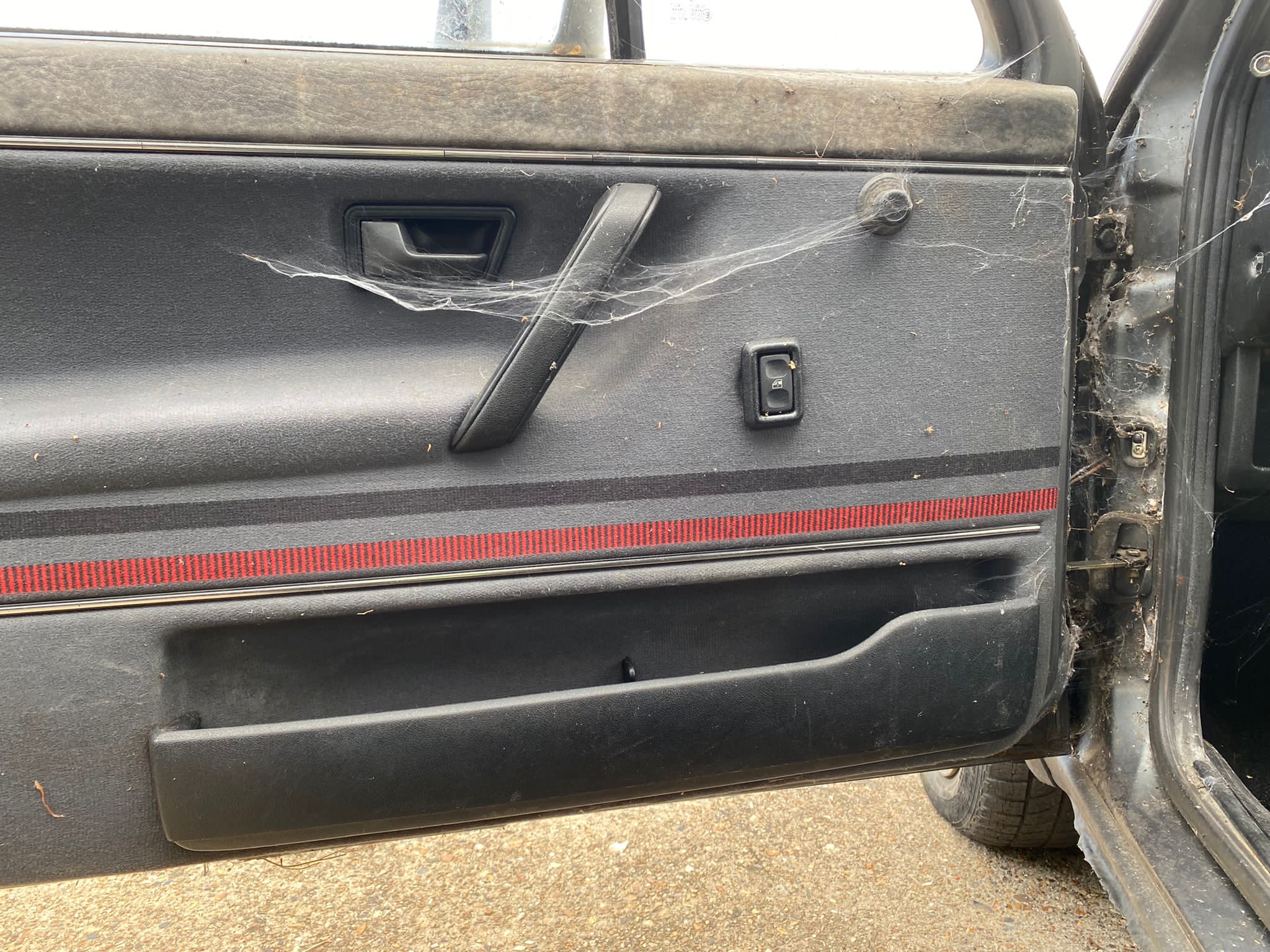 040921 1983 Volkswagen Golf GTI Interior Strip Out 19 1