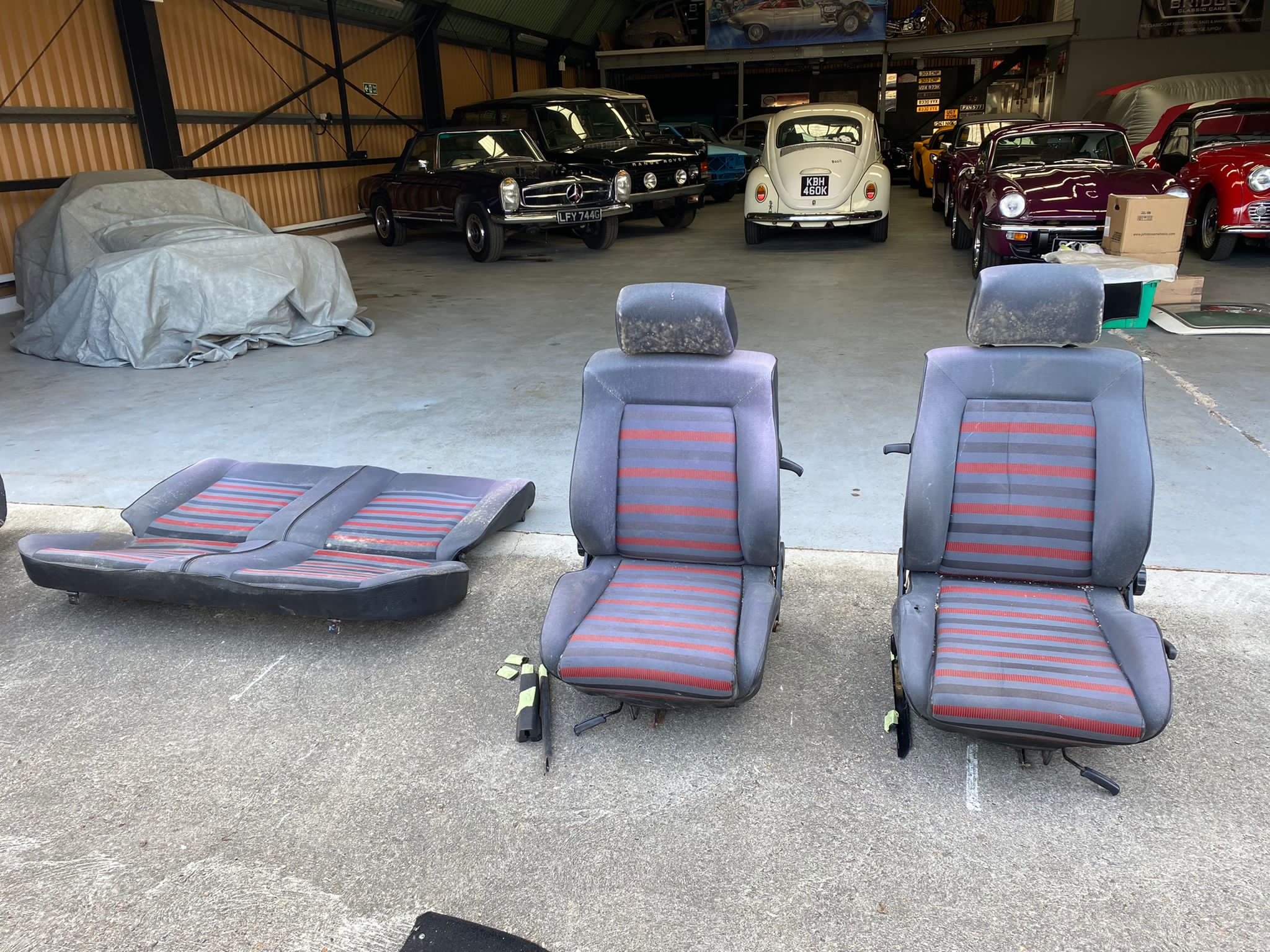 040921 1983 Volkswagen Golf GTI Interior Strip Out 21 1