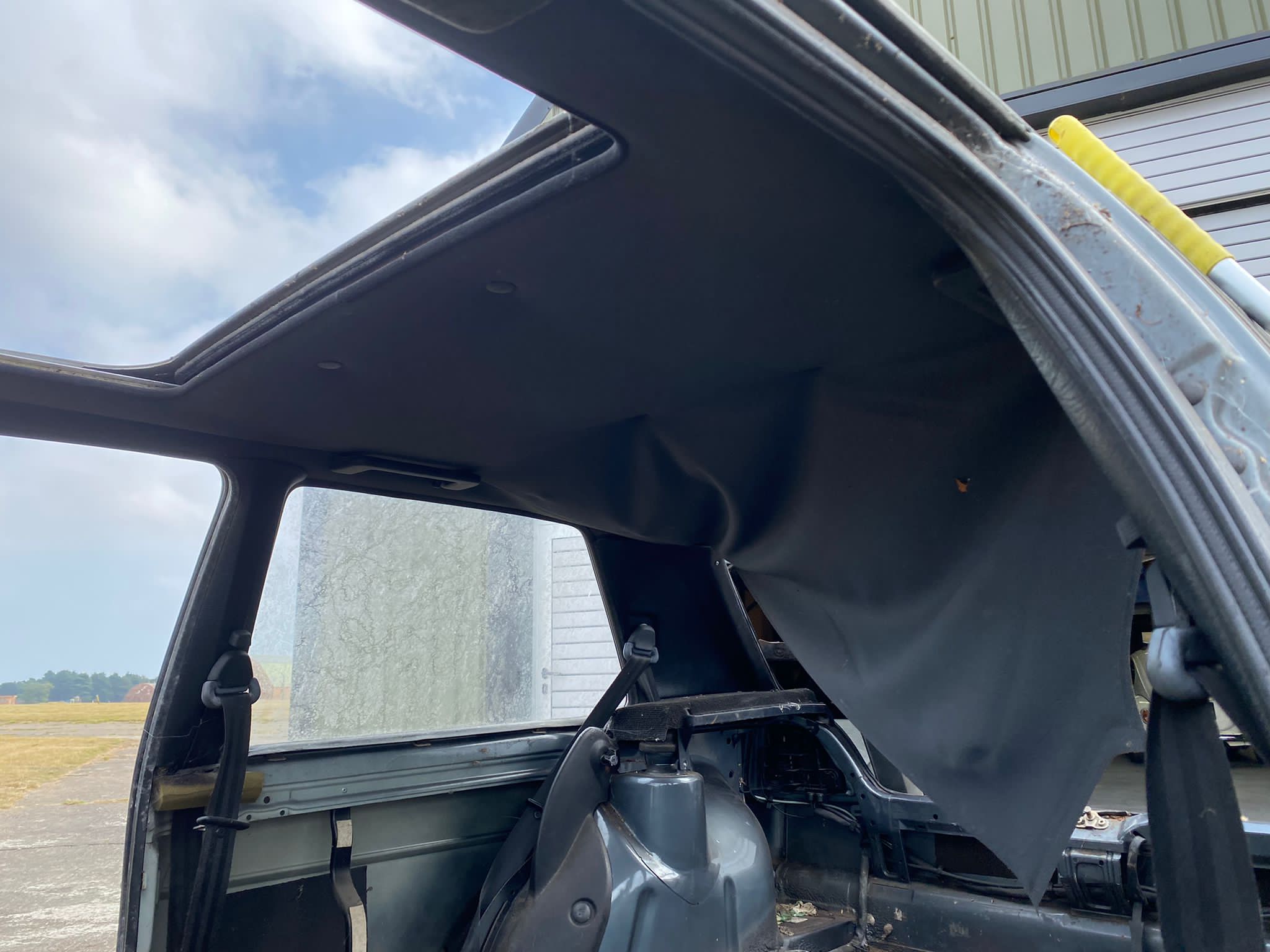 040921 1983 Volkswagen Golf GTI Interior Strip Out 32 1