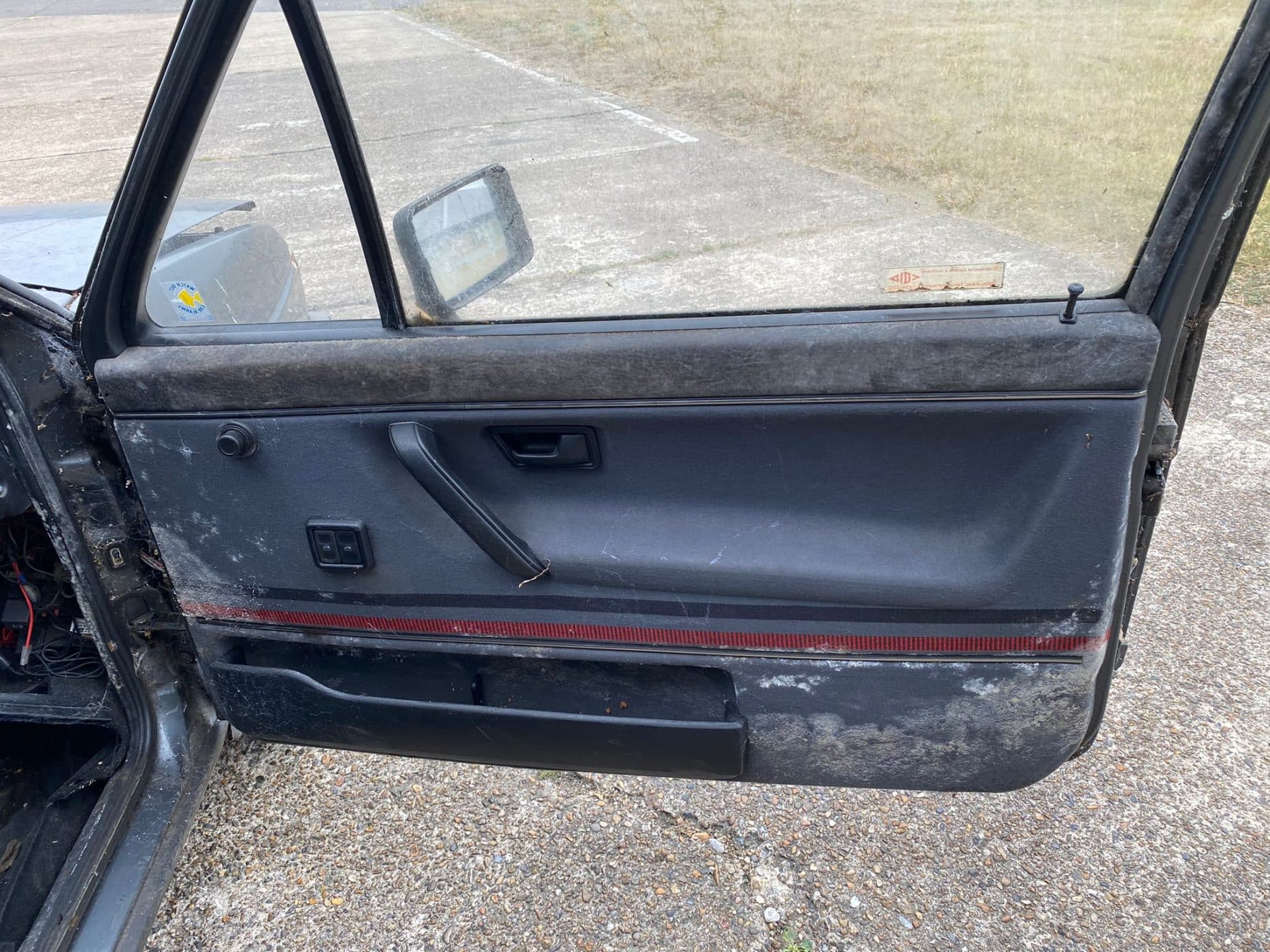 040921 1983 Volkswagen Golf GTI Interior Strip Out 4 1