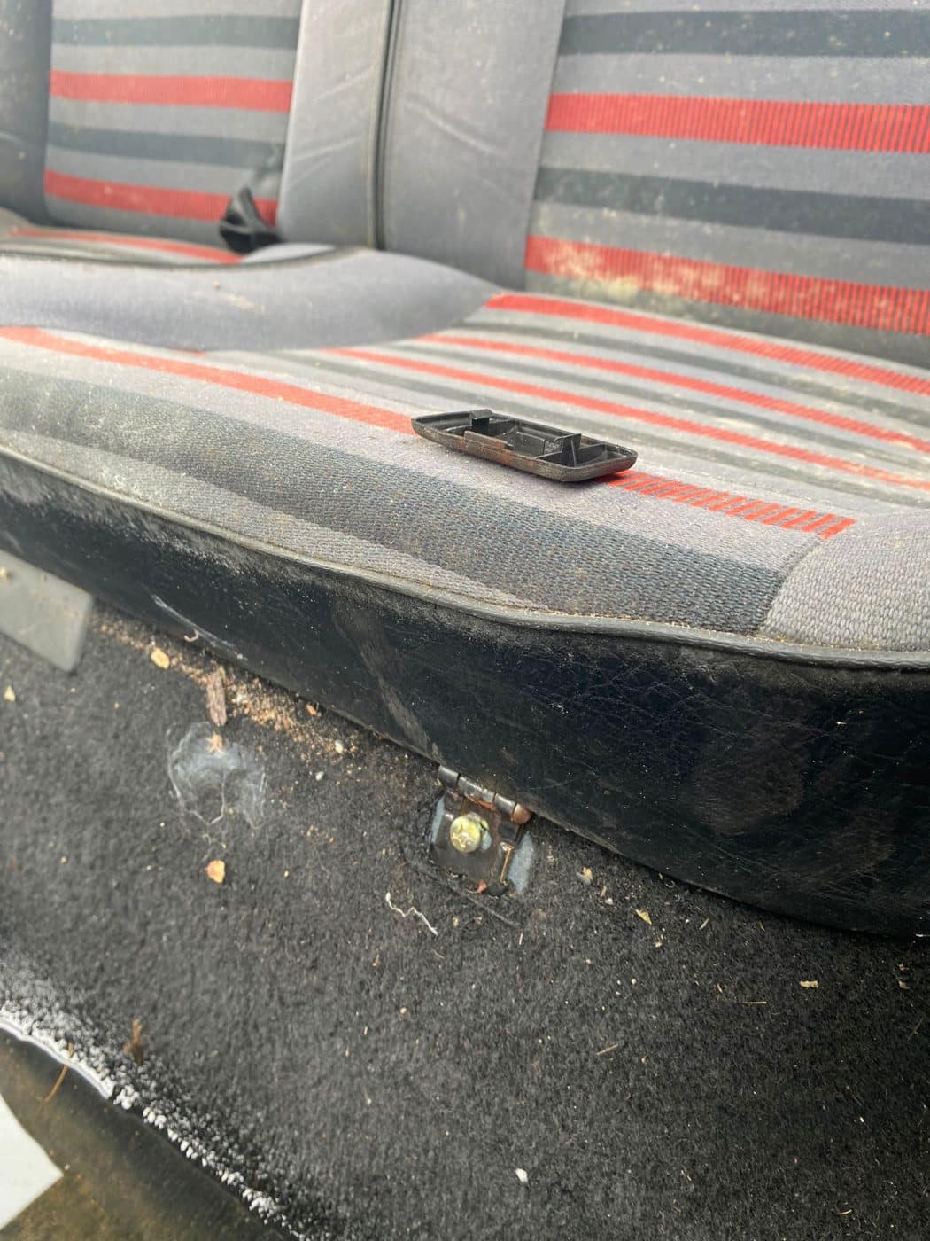 040921 1983 Volkswagen Golf GTI Interior Strip Out 48 1