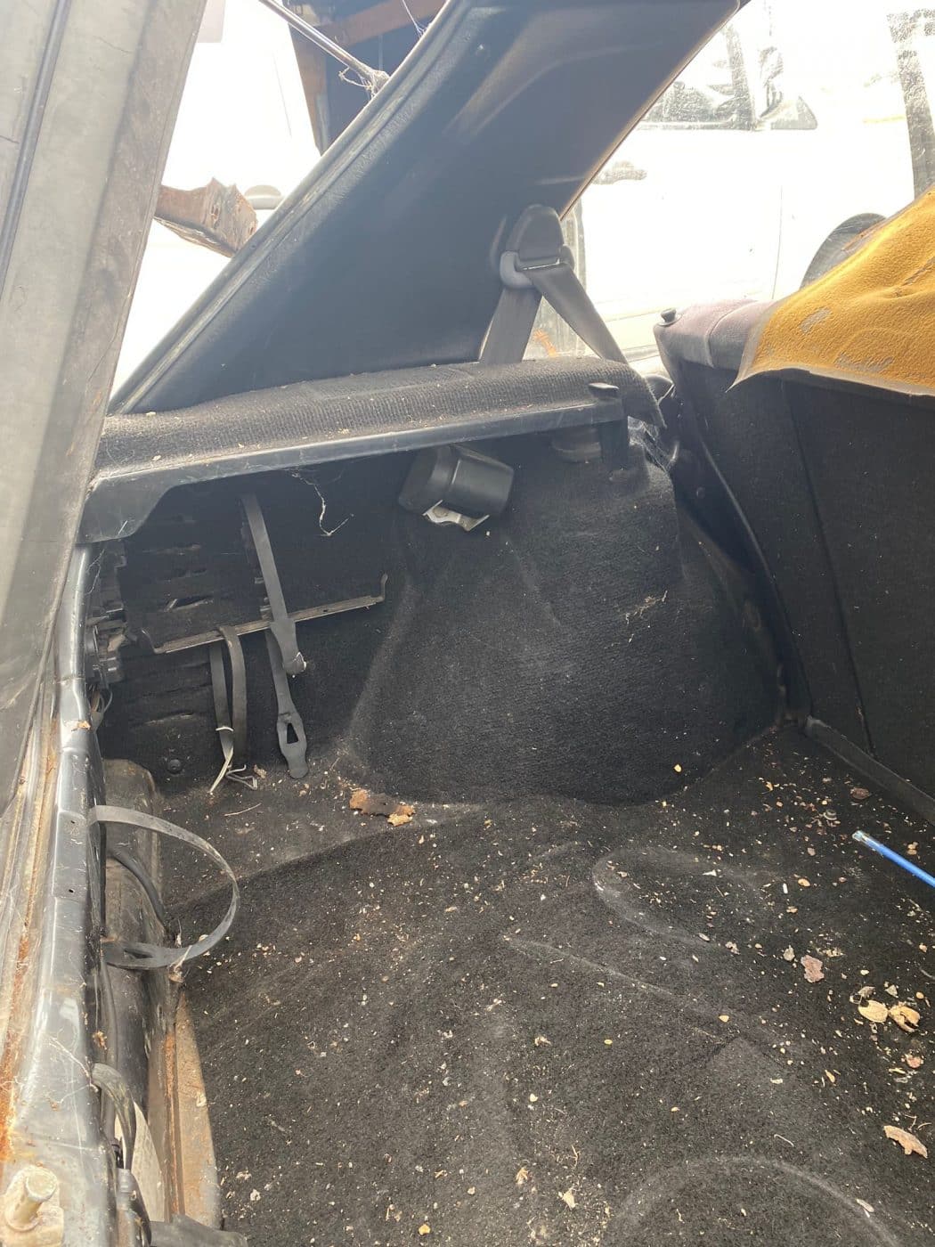 040921 1983 Volkswagen Golf GTI Interior Strip Out 51 1