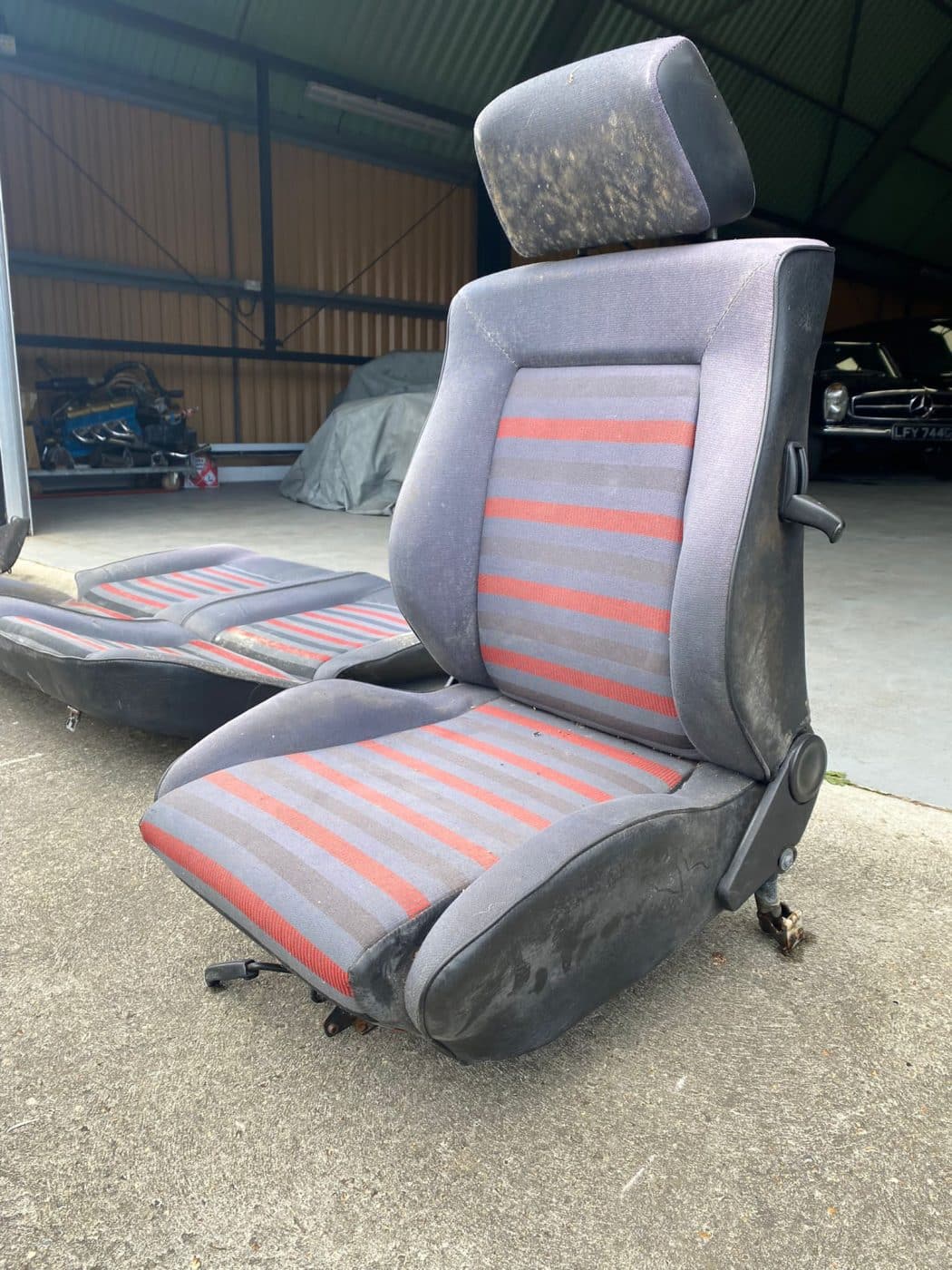 040921 1983 Volkswagen Golf GTI Interior Strip Out 54 1